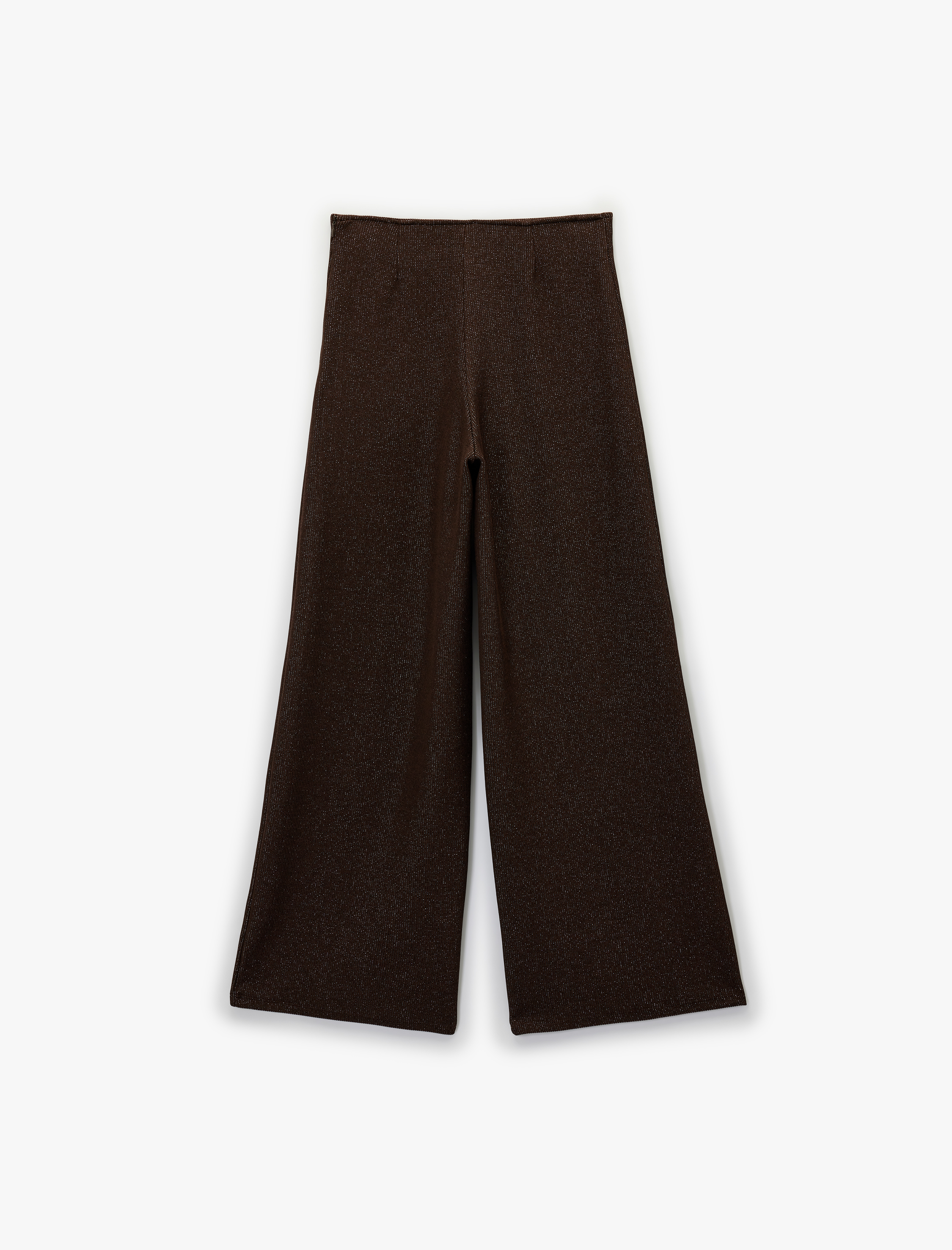   Koton X Şahika Ercümen - Regular Fit Işıltılı Uzun Geniş Paça Pantolon