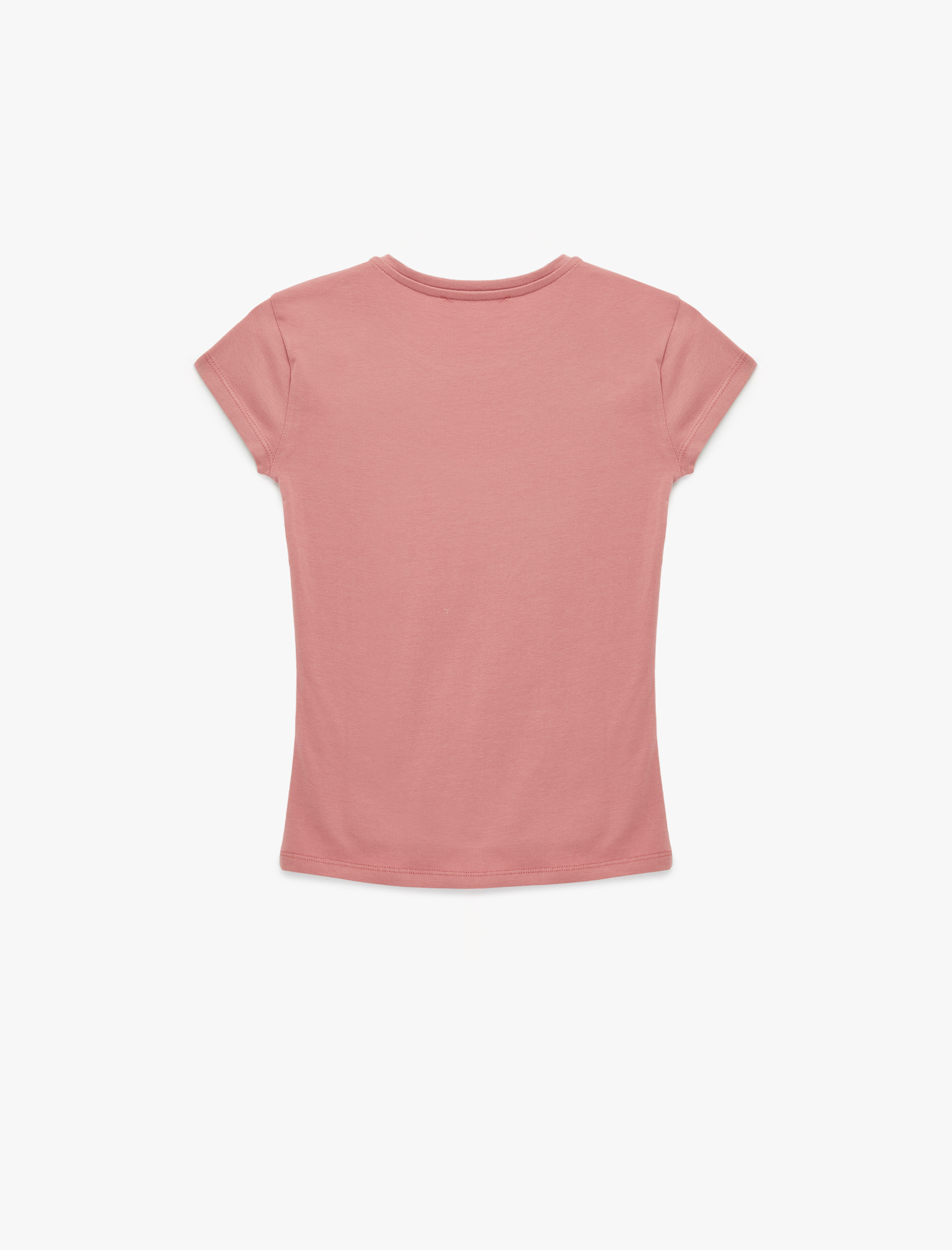   Slim Fit Kısa Kollu Bisiklet Yaka Pamuklu Tişört