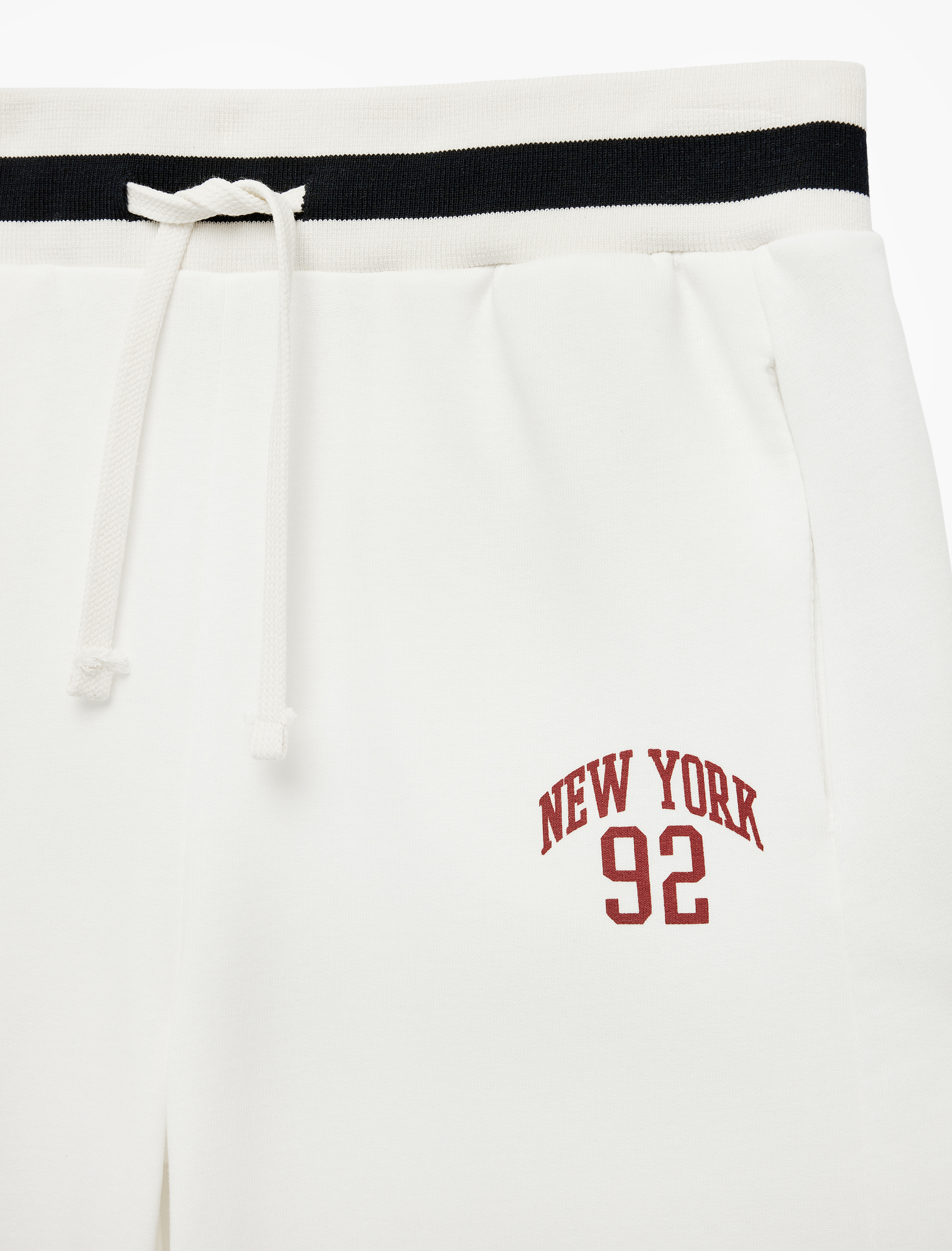   Beli Lastikli Regular Fit Baskı Detaylı Eşofman Altı