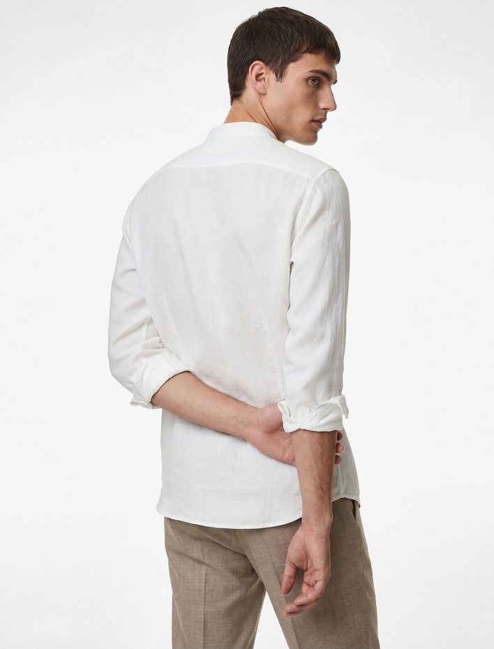  Viskon Karışımlı Düğmeli Cepli Pileli Kumaş Pantolon