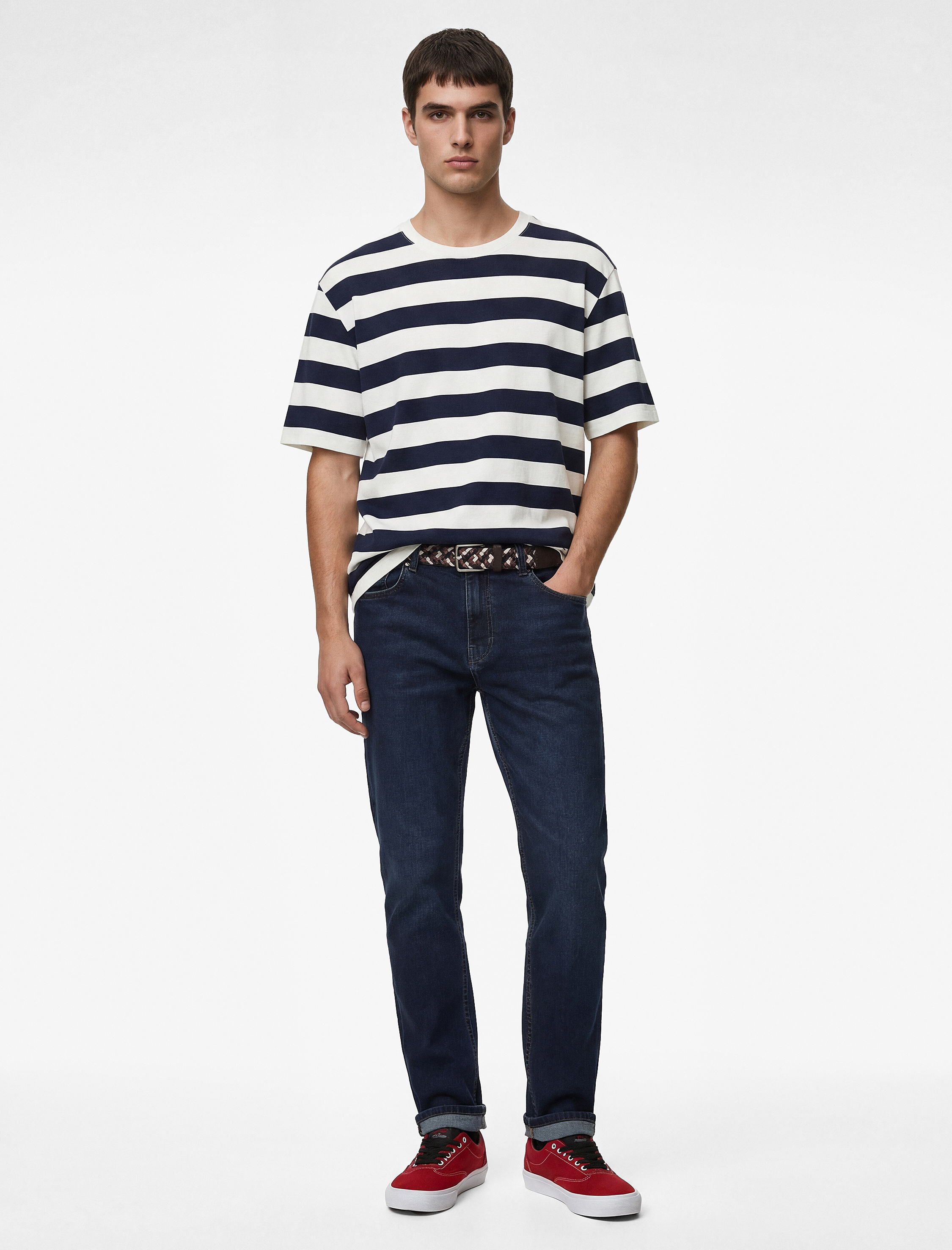   Pamuklu Regular Fit Tapered Jean Pantolon - Joe Jean