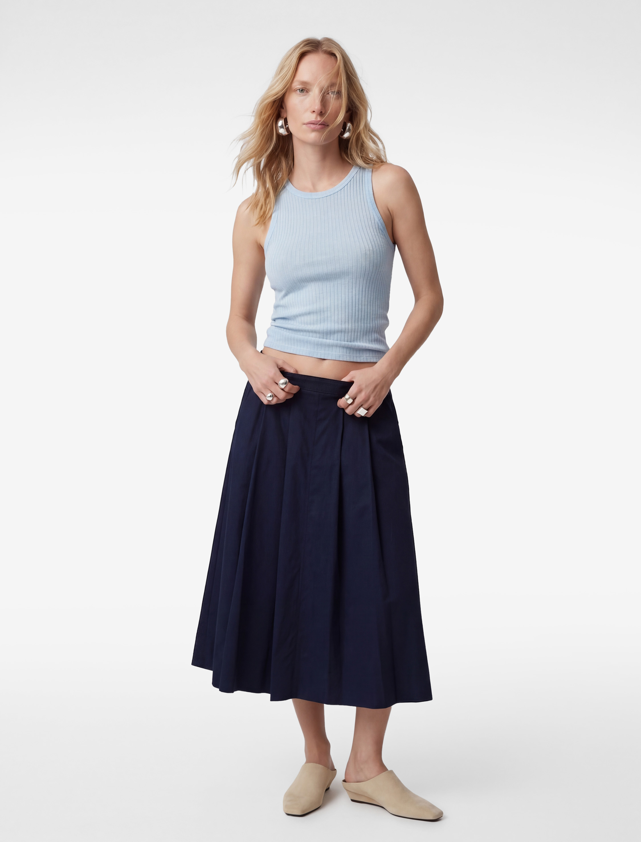   Slim Fit Kolsuz Bisiklet Yaka Atlet