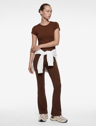 Slim Fit Uzun Kollu Bisiklet Yaka Spor Tişört