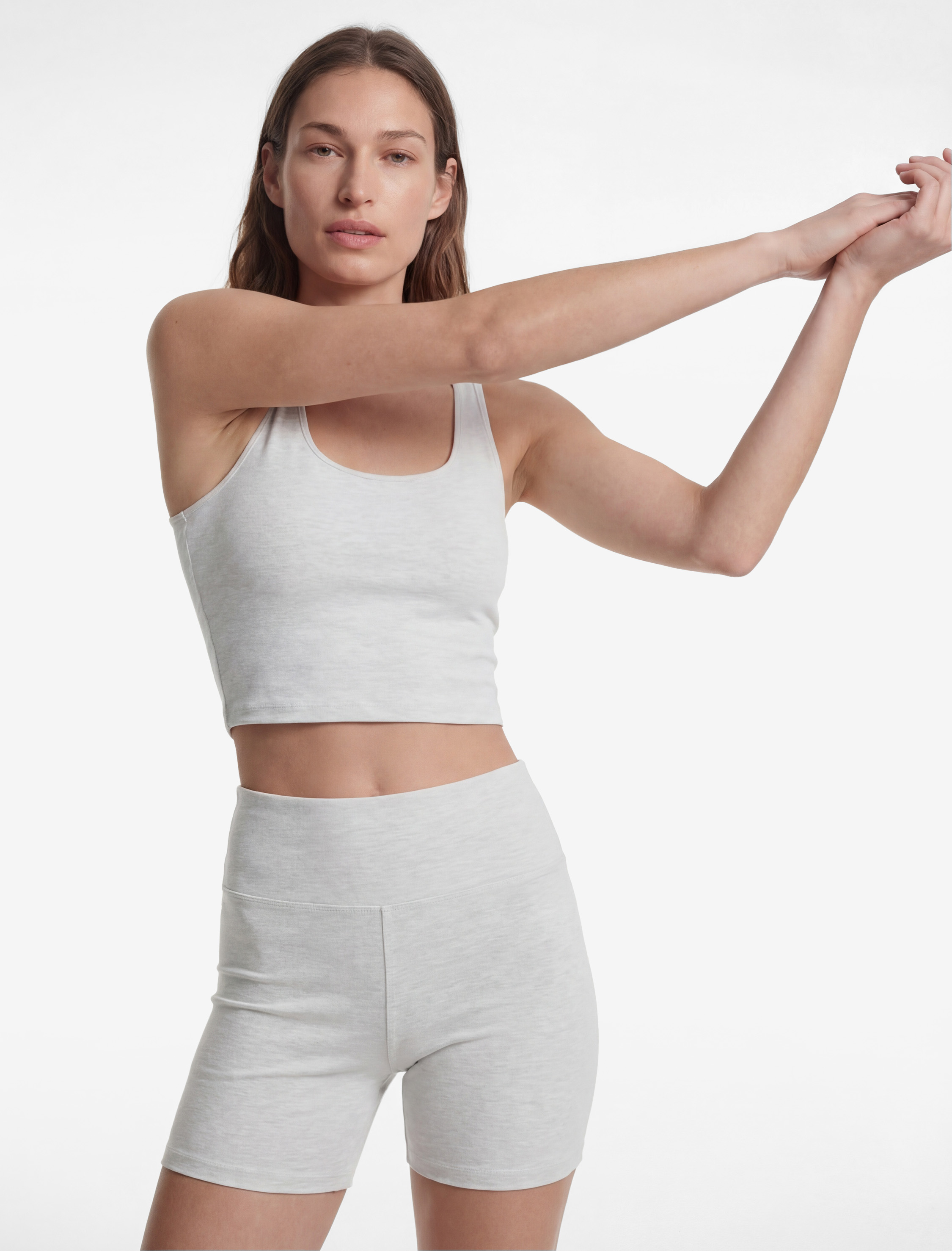   Yüksek Bel Slim Fit Spor Biker Tayt