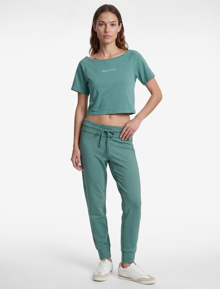  Yüksek Bel Slim Fit Bağcıklı Spor Tayt