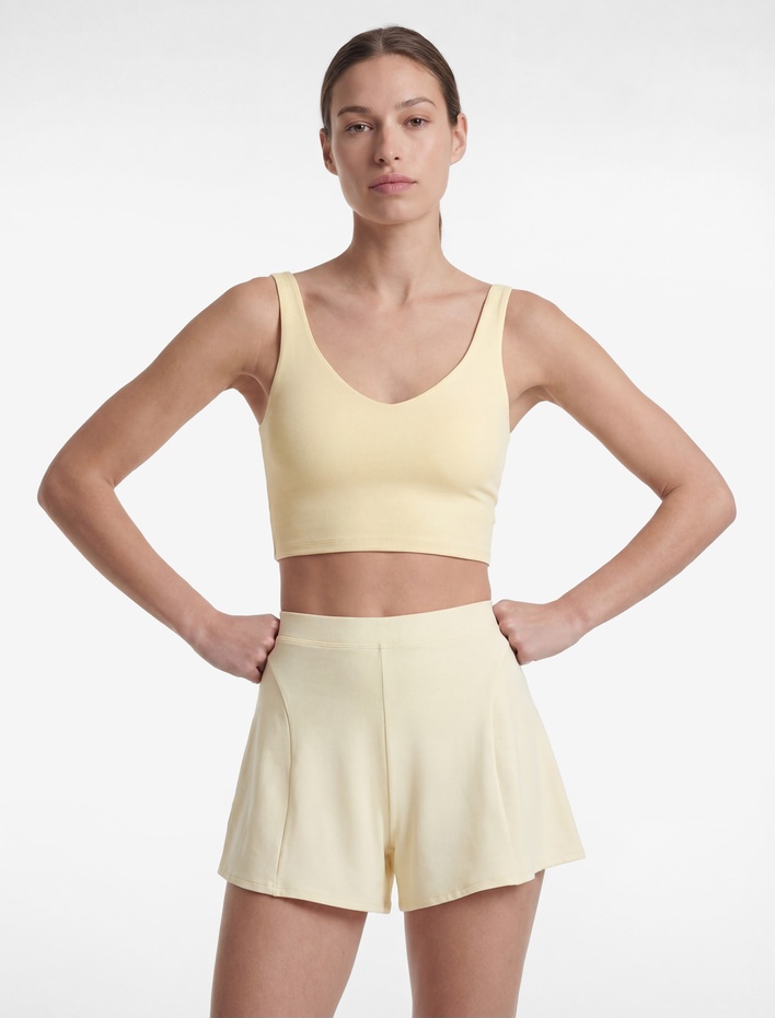  Kolsuz V Yaka Slim Fit Sporcu Sütyeni