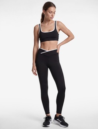 Kemer Detaylı Slim Fit Yüksek Bel Spor Tayt