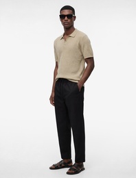 Keten Pamuk Karışımlı Cepli Beli Bağcıklı Pantolon