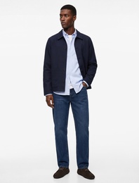 Pamuklu Uzun Kollu Gömlek Yaka Cepli Düğmeli Chore Ceket