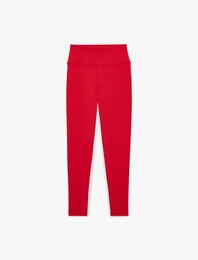 Yüksek Bel Slim Fit Spor Tayt