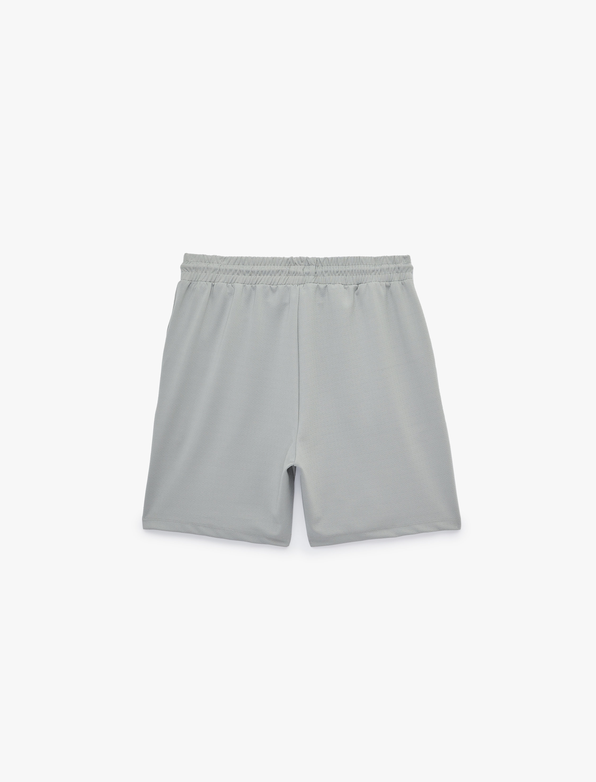   Regular Fit Cepli Beli Bağcıklı Bermuda Şort