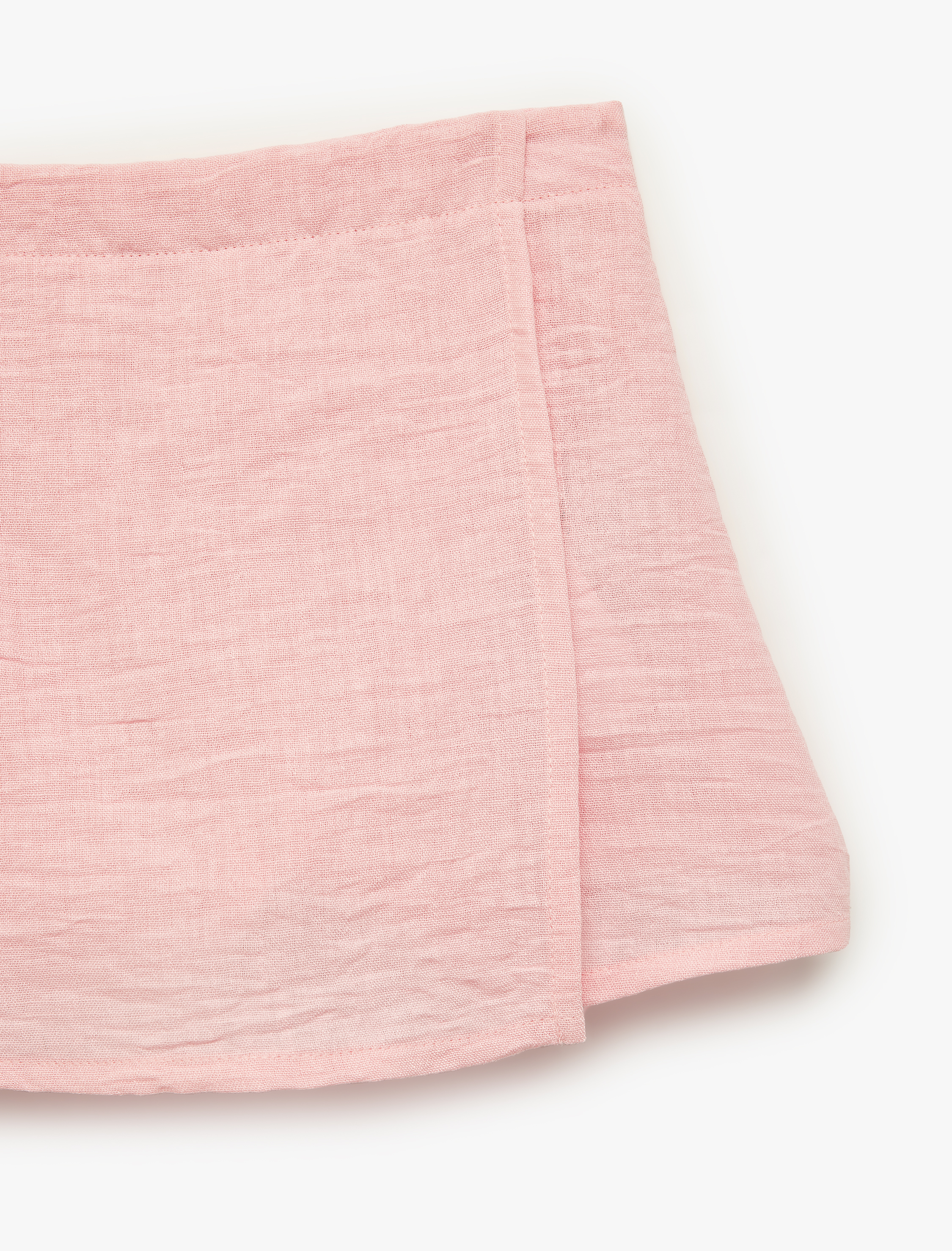  Kız Bebek Beli Lastikli Basic Şort Etek