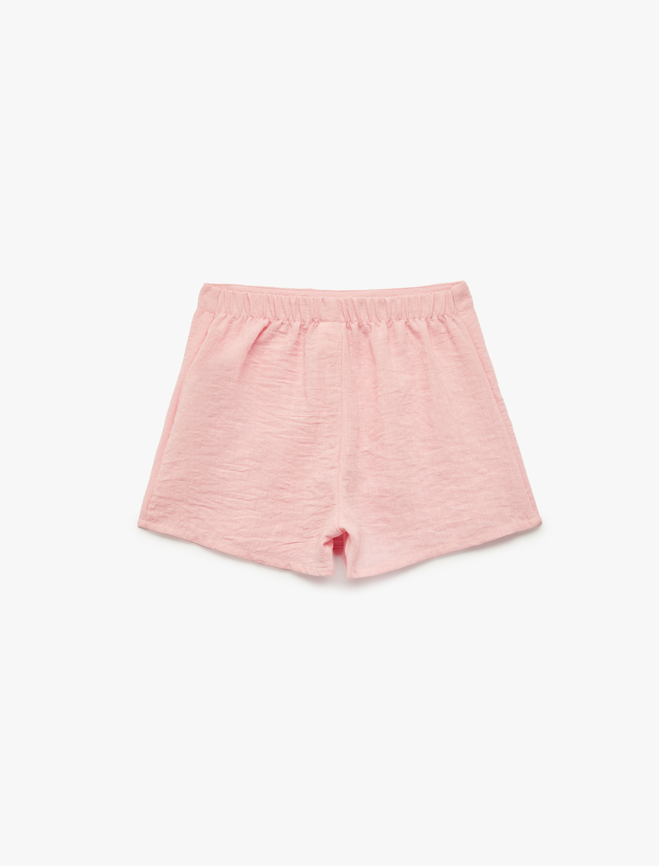  Kız Bebek Beli Lastikli Basic Şort Etek