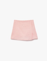 Beli Lastikli Basic Şort Etek