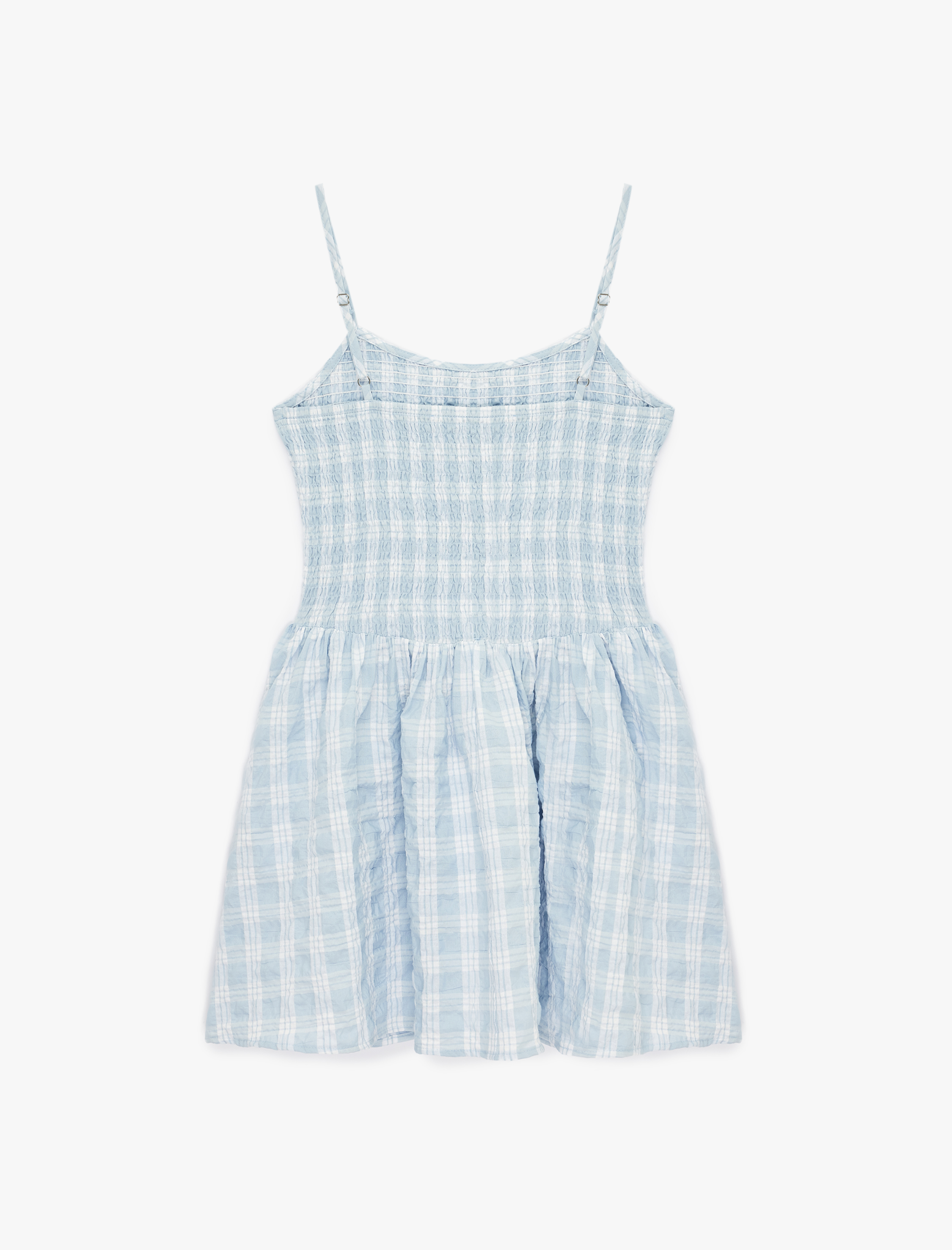   Gipeli Kolsuz U Yaka A Kesim Mini Elbise