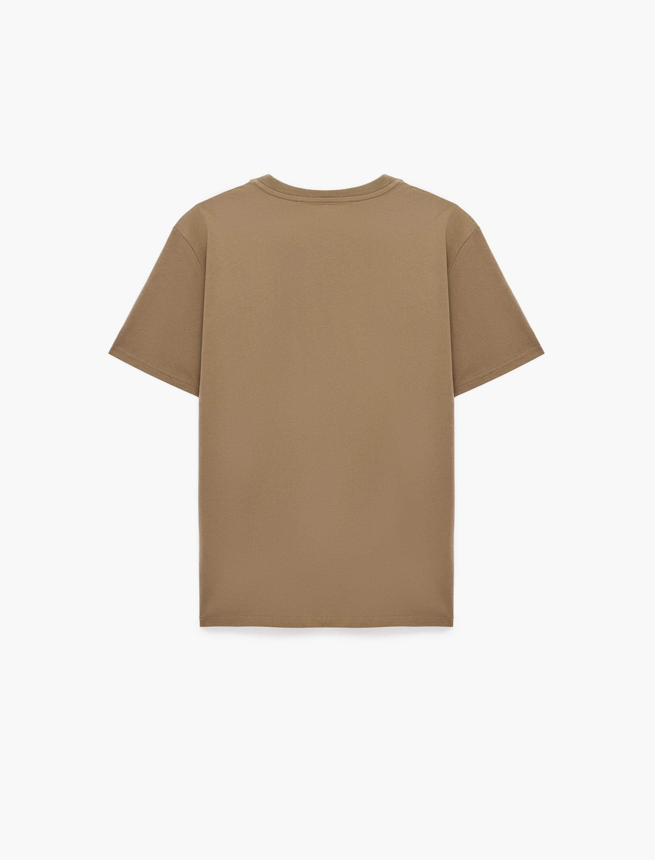   Regular Fit Bisiklet Yaka Pamuklu Kısa Kollu Baskılı Tişört