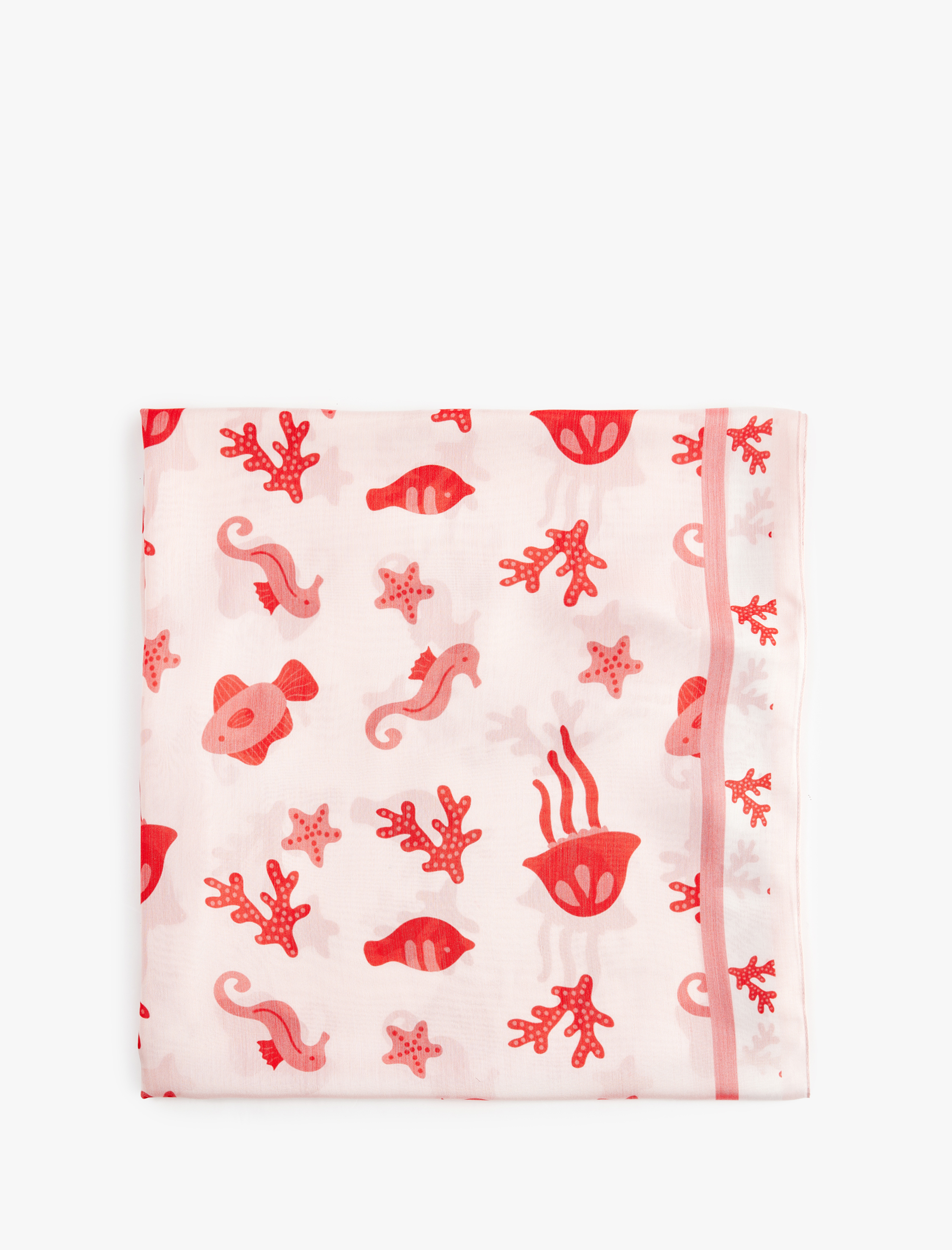  Kadın Marin Temalı Şal