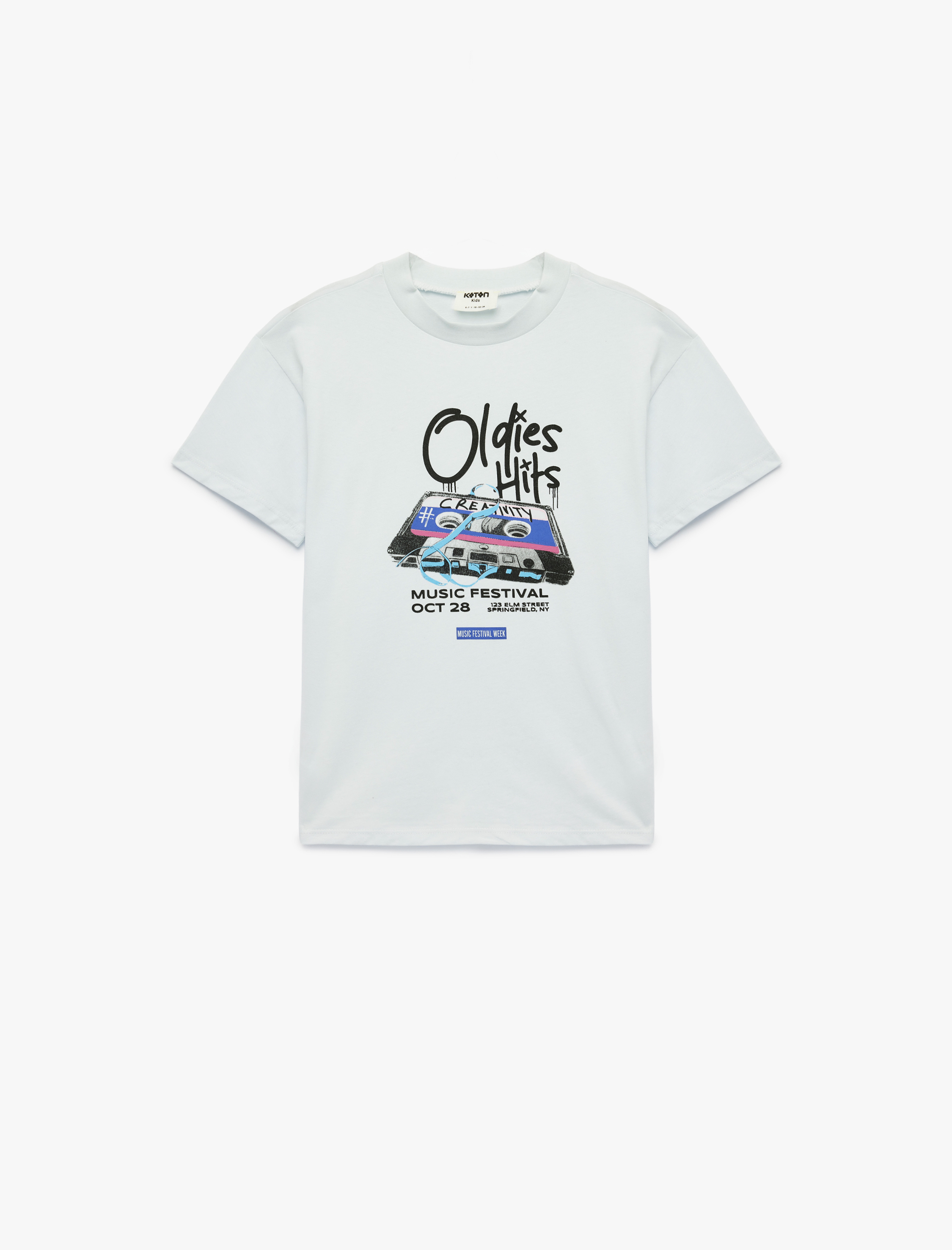 Pambıqdan Yaka Yakalı Qısaqol Böyük Boy T-shirt