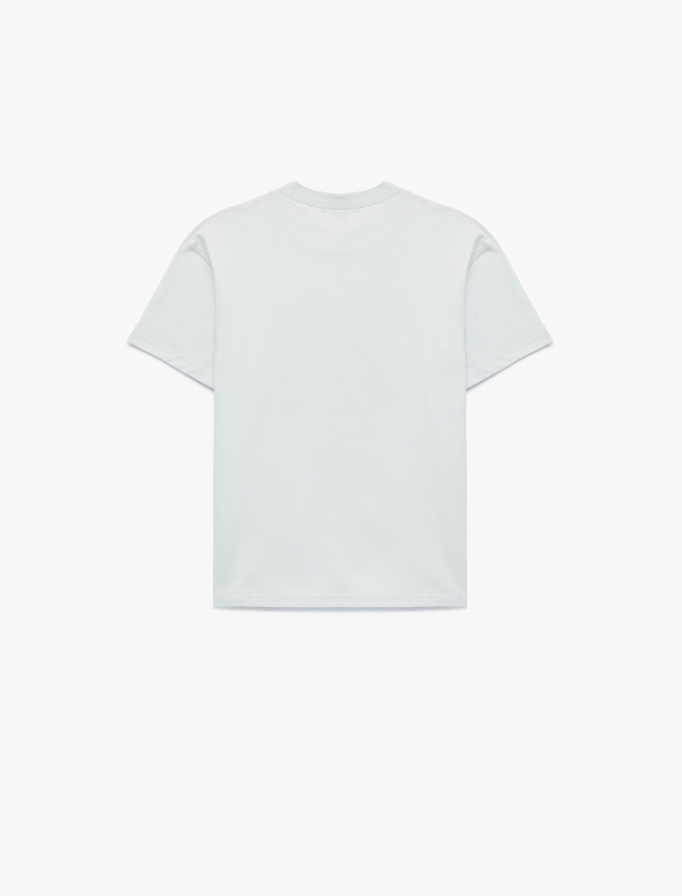 Pambıqdan Yaka Yakalı Qısaqol Böyük Boy T-shirt