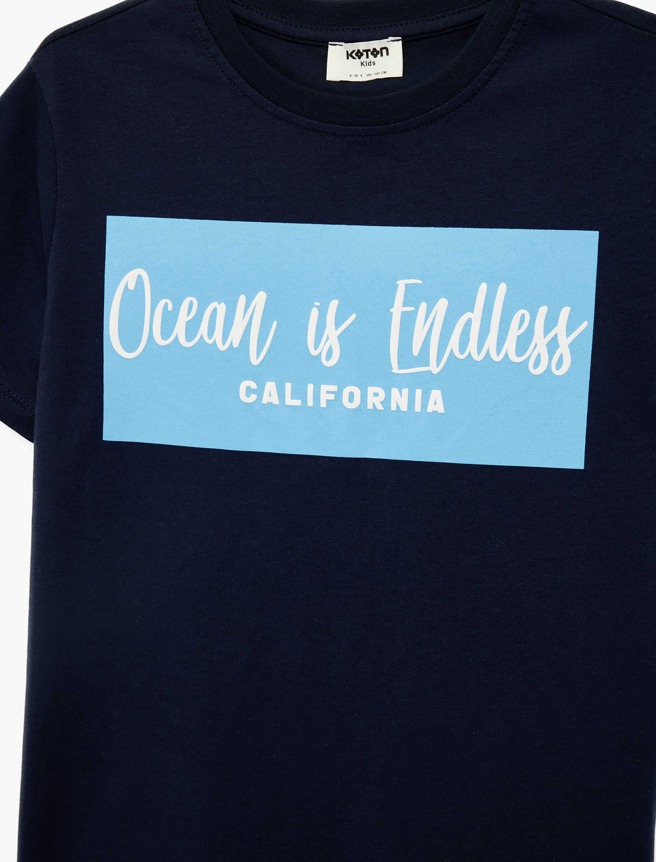  Erkek Çocuk Pamuklu Kısa Kollu Bisiklet Yaka Baskılı Tişört