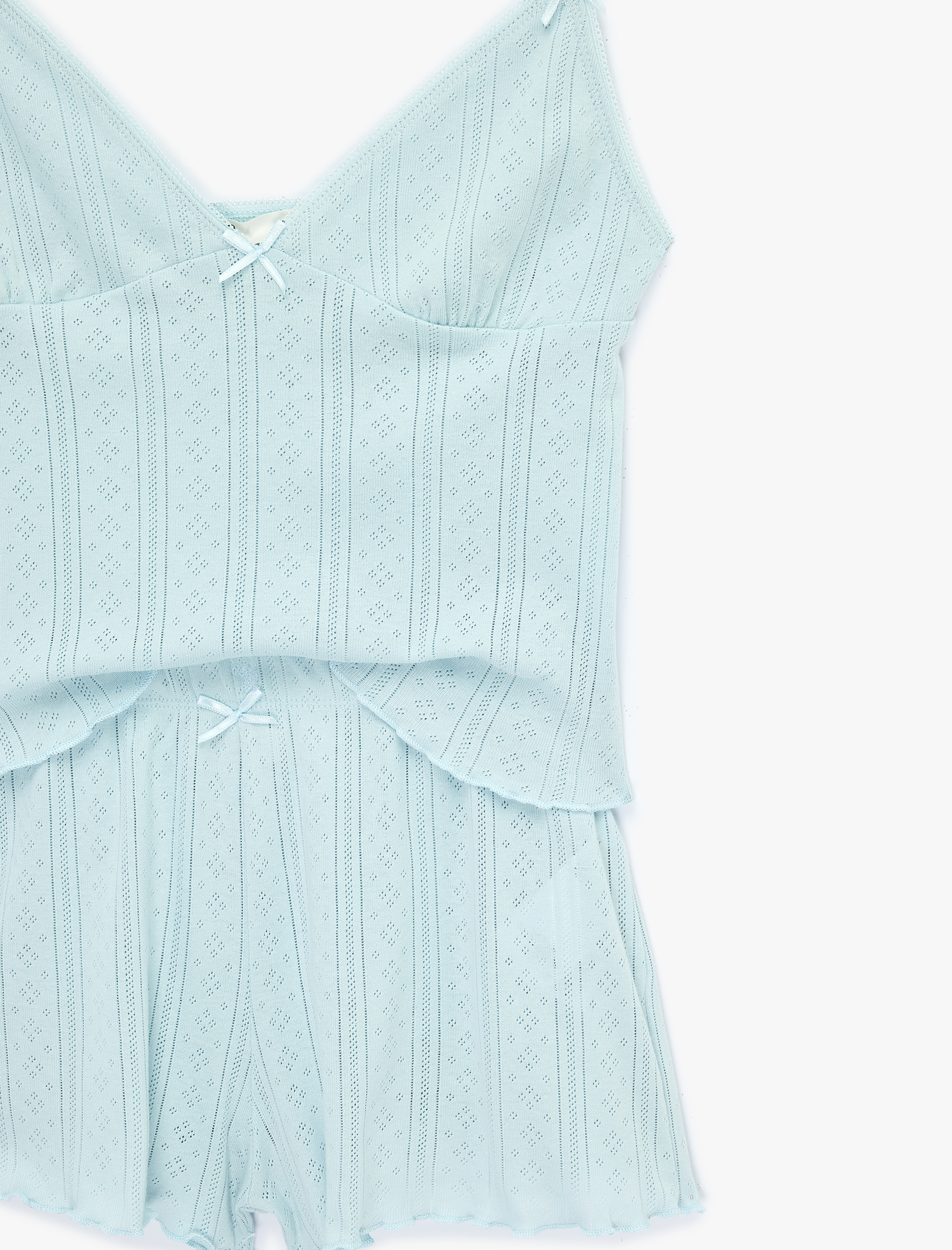   Pamuklu Askılı Pijama Takımı