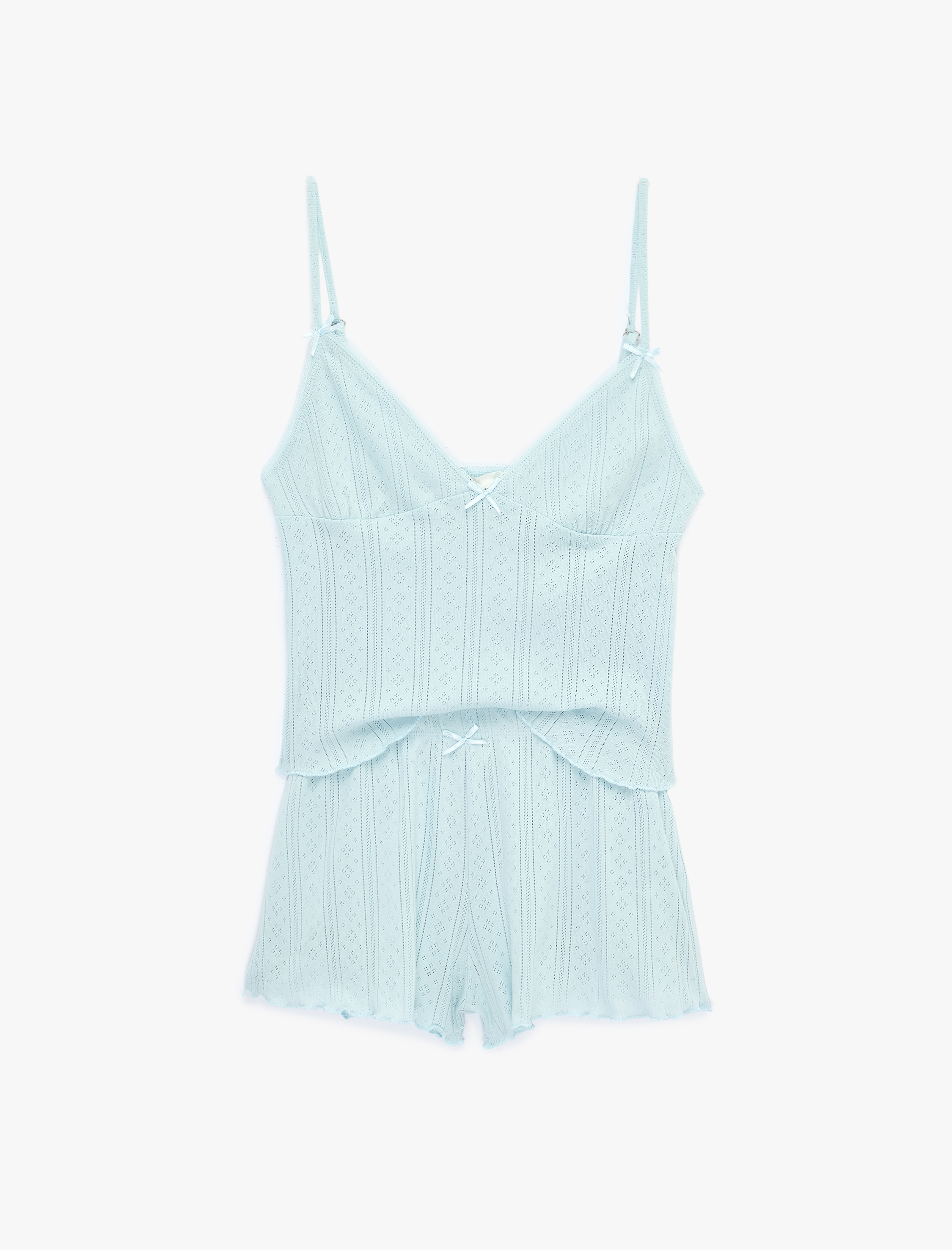   Pamuklu Askılı Pijama Takımı