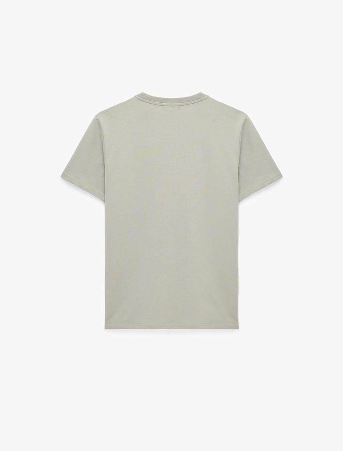  Rahat Kesim Kısa Kollu Baskılı Spor Tişört