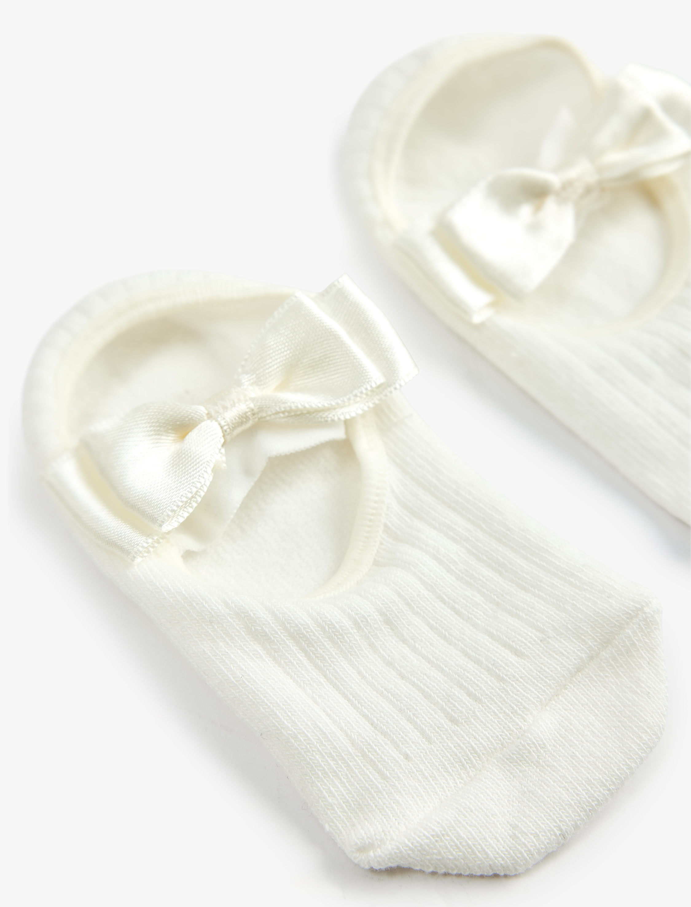  Kız Bebek Pamuklu Fiyonklu Babet Çorap Seti