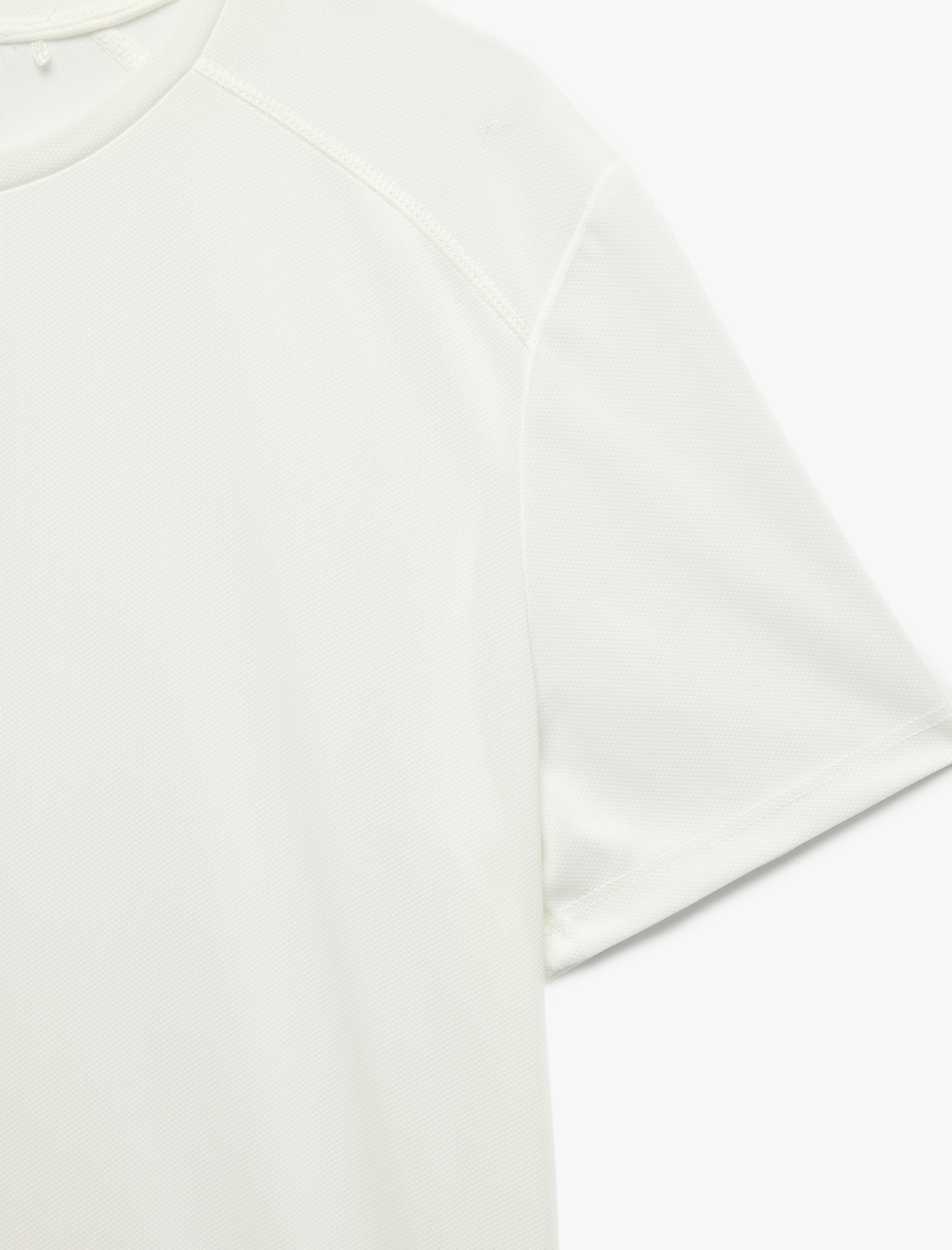   Regular Fit Kısa Kollu Dikiş Detaylı Bisiklet Yaka Basic Spor Tişört