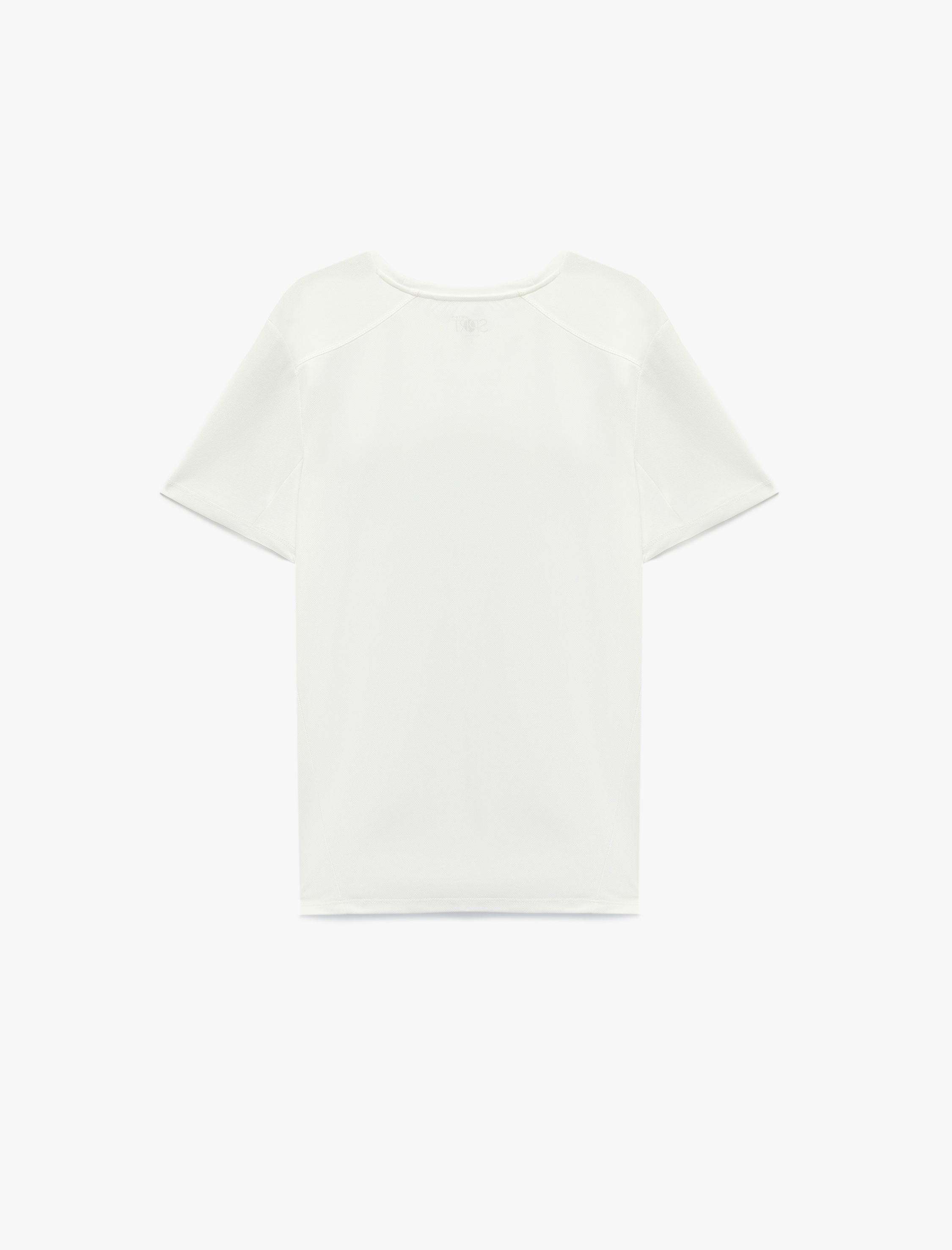   Regular Fit Kısa Kollu Dikiş Detaylı Bisiklet Yaka Basic Spor Tişört