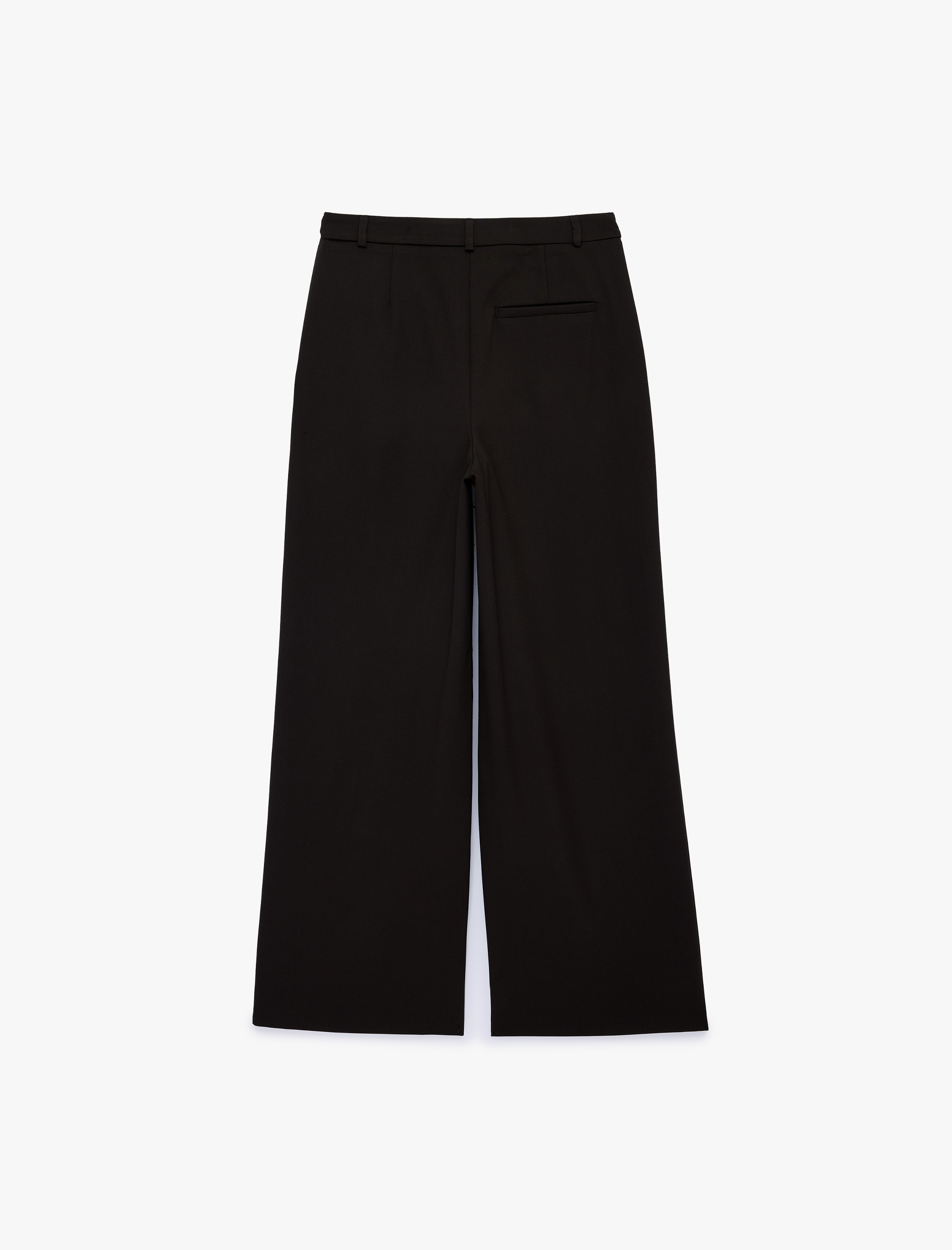   Yüksek Bel Cepli Viskon Karışımlı Palazzo Pantolon