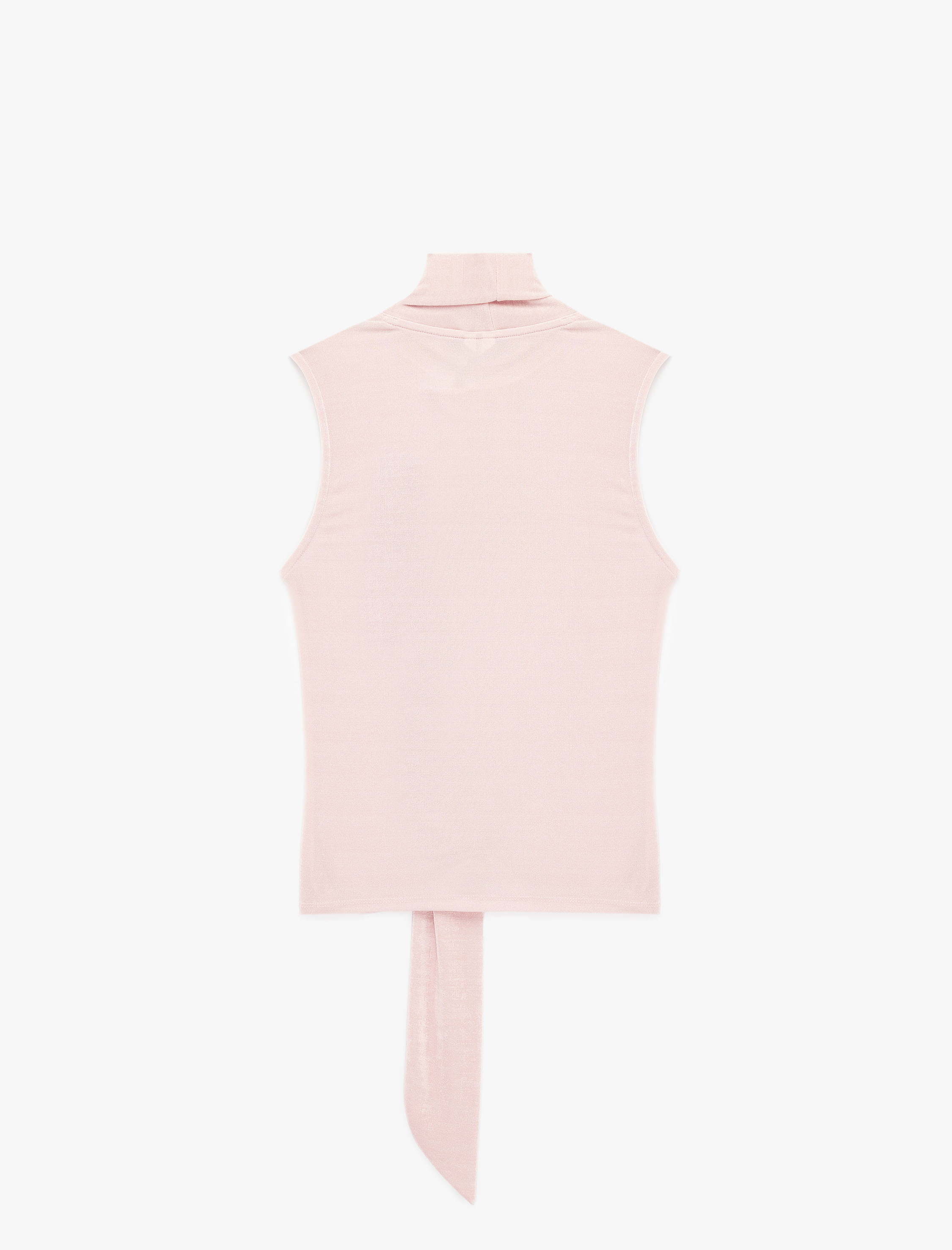   Şal Yaka Kolsuz Bluz