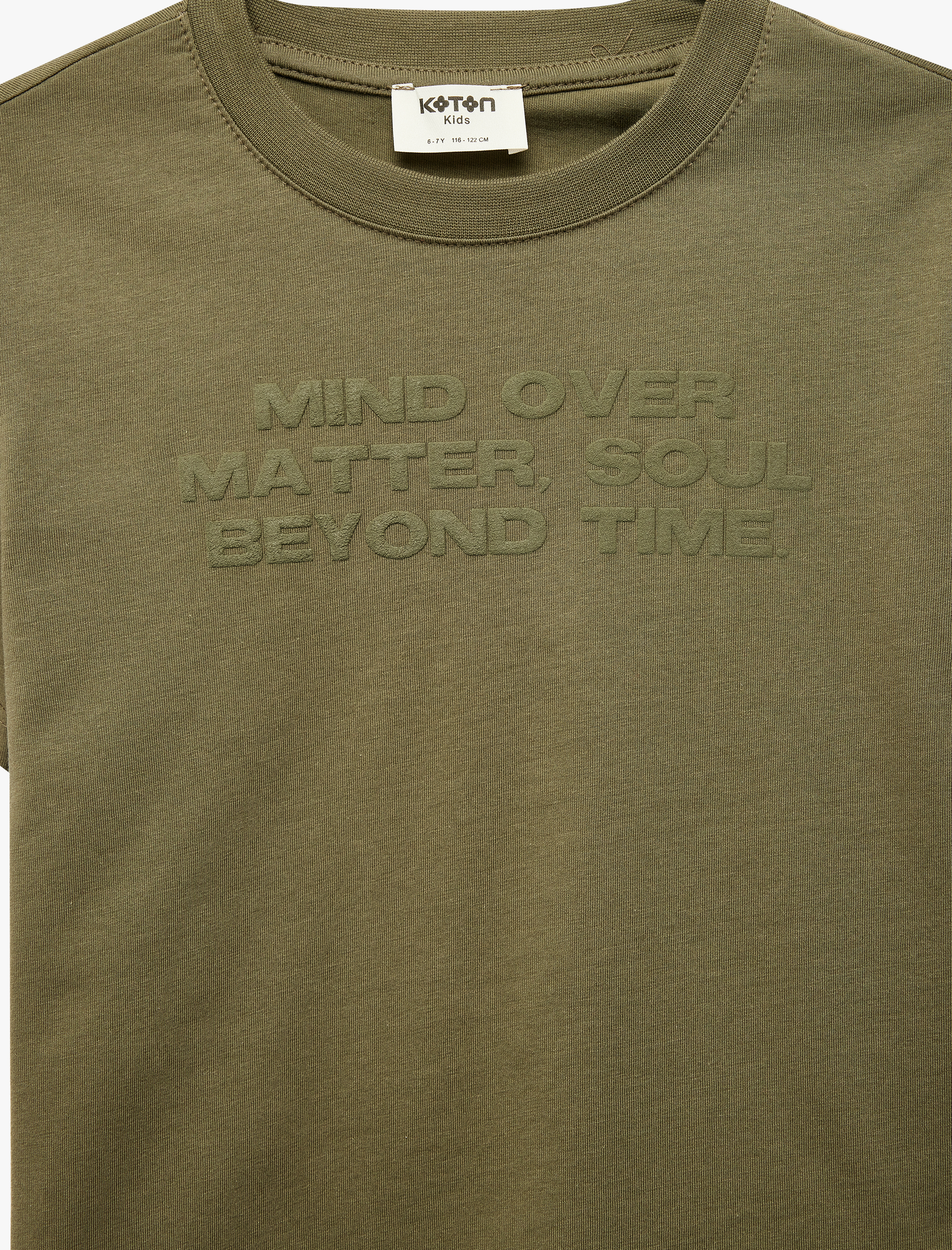  Erkek Çocuk Pamuklu Kısa Kollu Bisiklet Yaka Baskılı Tişört