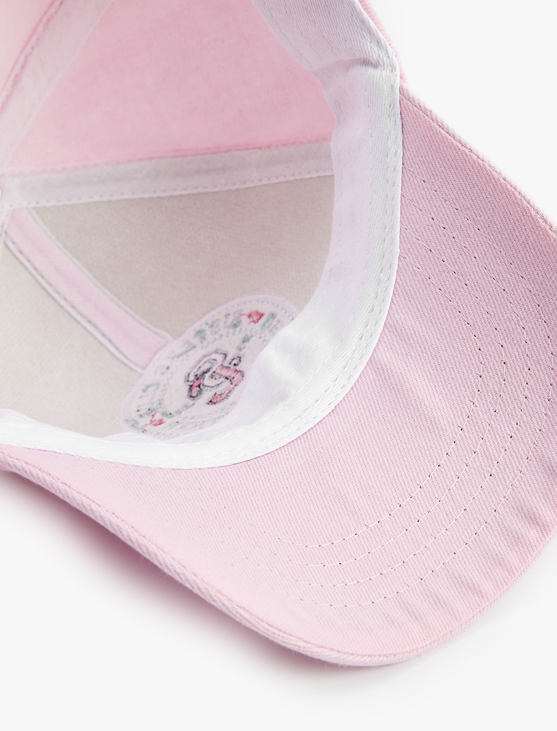  Kız Çocuk Pamuklu Aplike Detaylı Kep Şapka