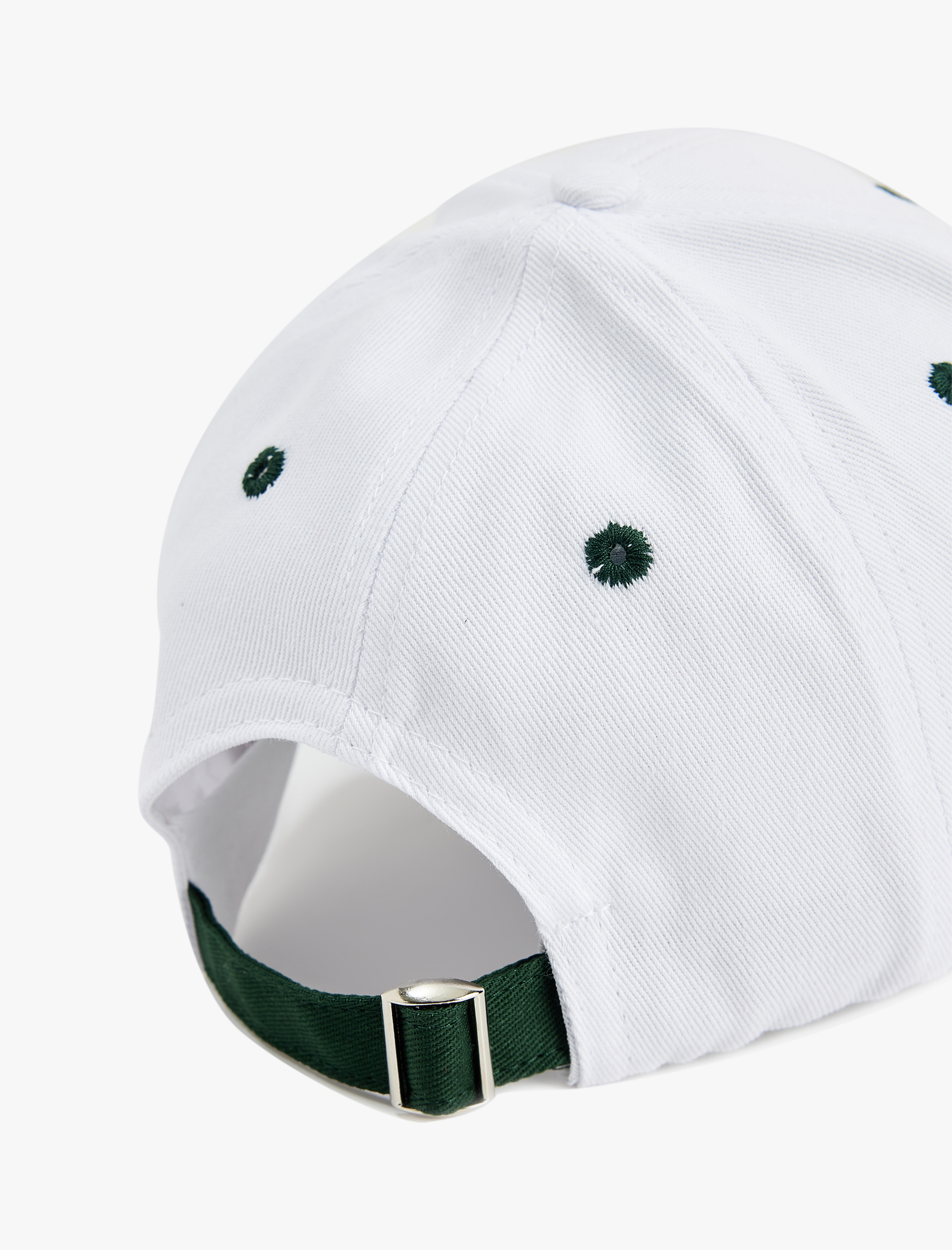  Kadın Pamuklu Nakış Detaylı Kep Şapka