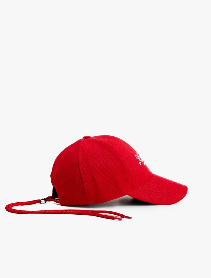 Kadın Pamuklu Nakış Detaylı Kep Şapka