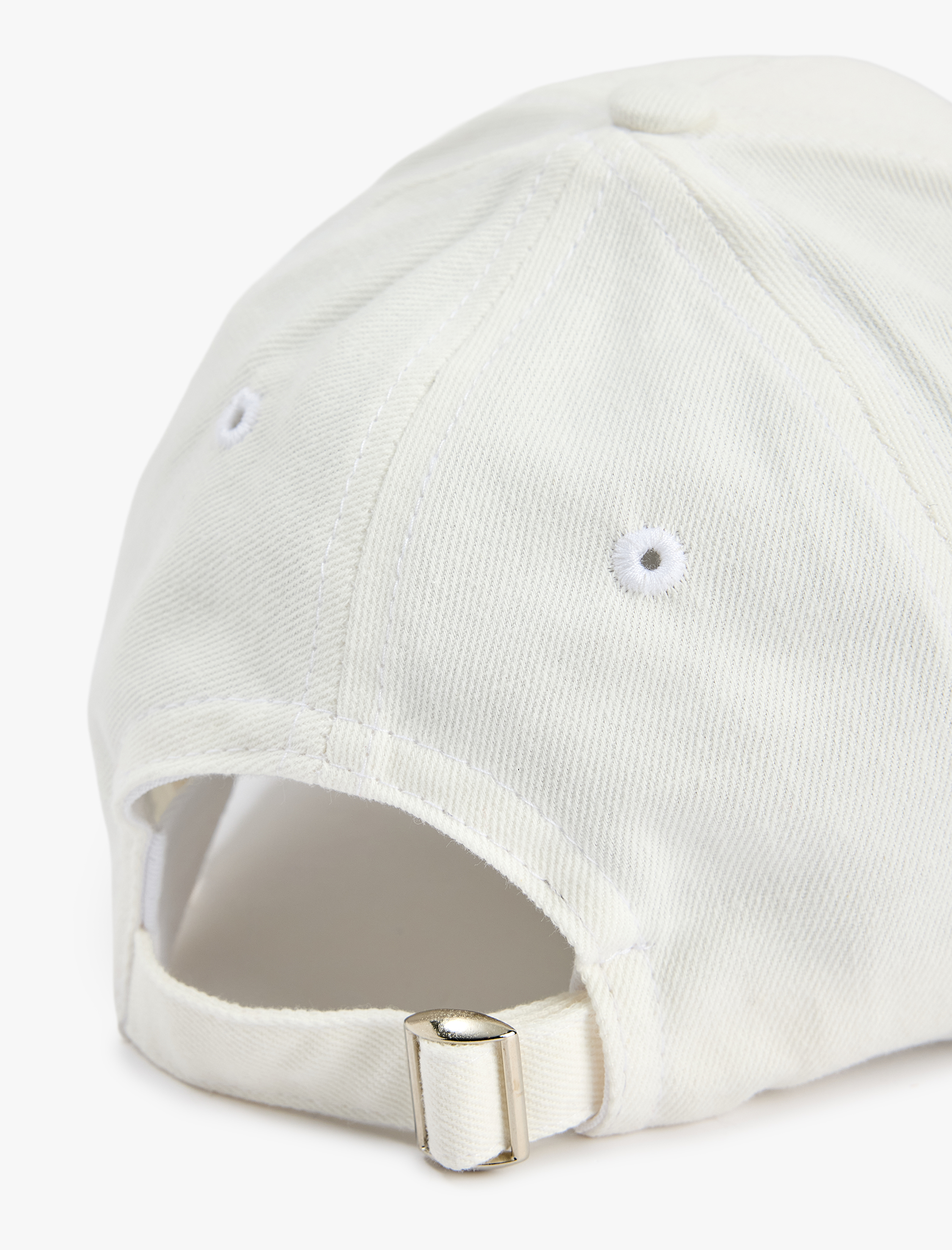  Kadın Pamuklu Nakış Detaylı Kep Şapka