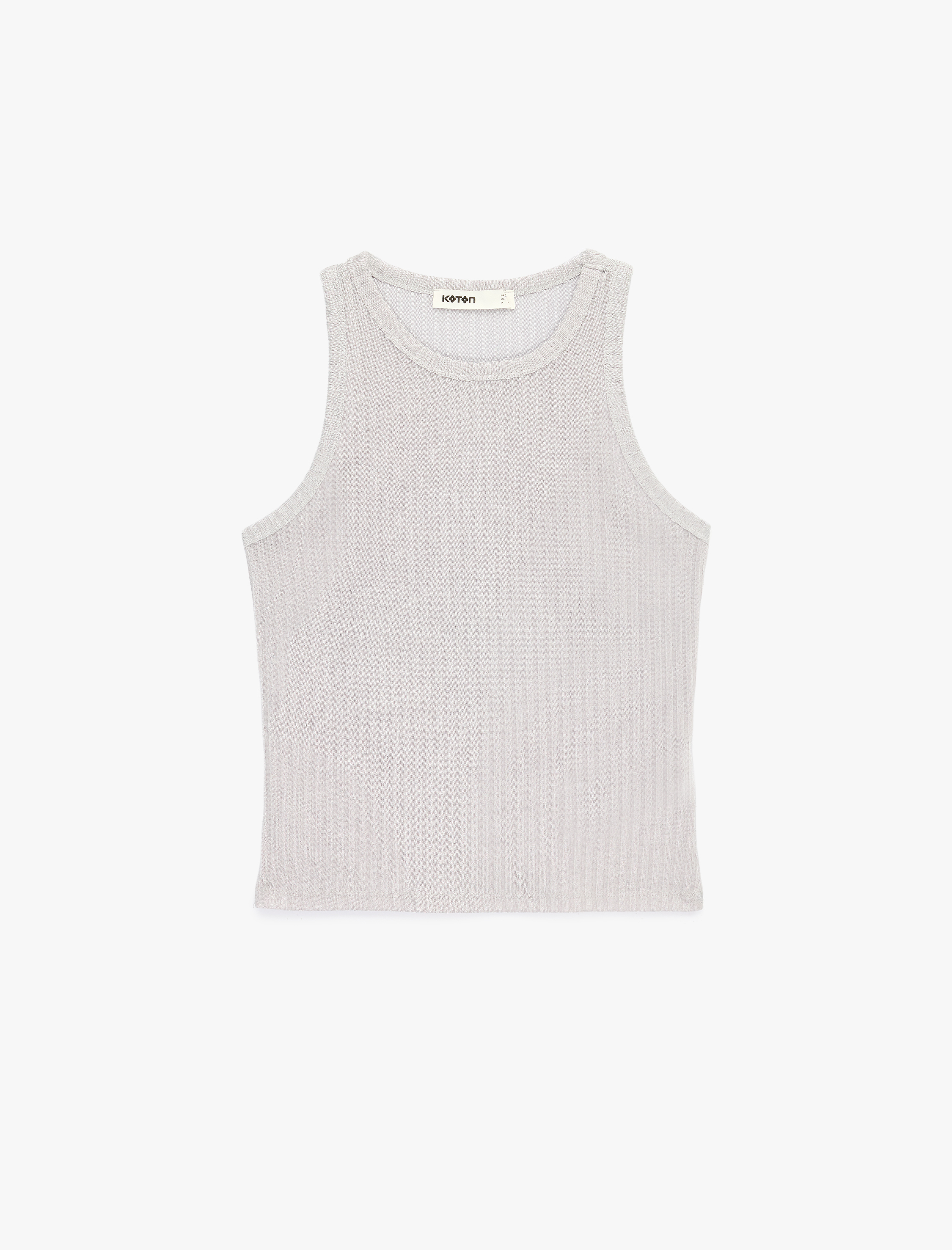   Slim Fit Kolsuz Bisiklet Yaka Atlet