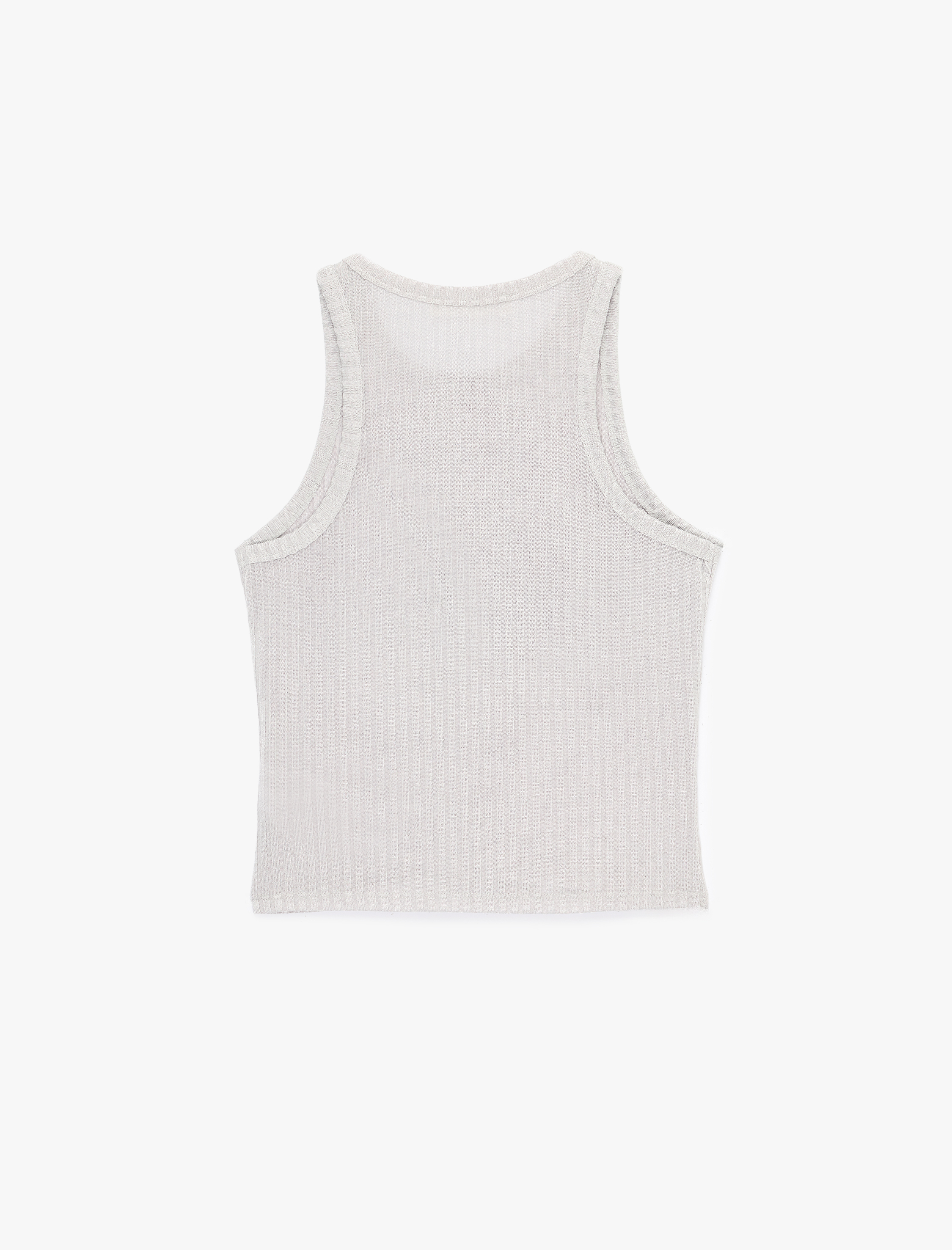   Slim Fit Kolsuz Bisiklet Yaka Atlet