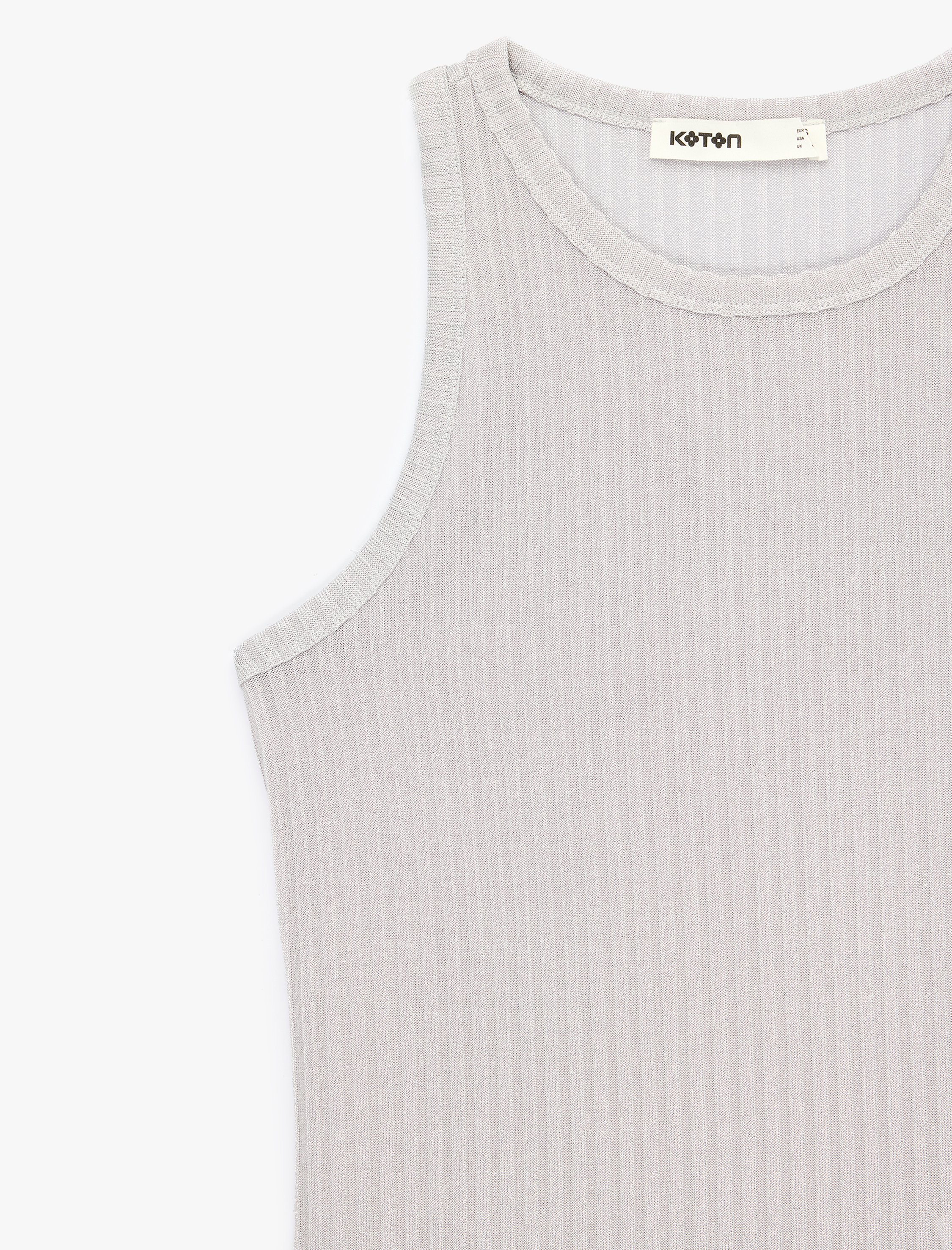   Slim Fit Kolsuz Bisiklet Yaka Atlet