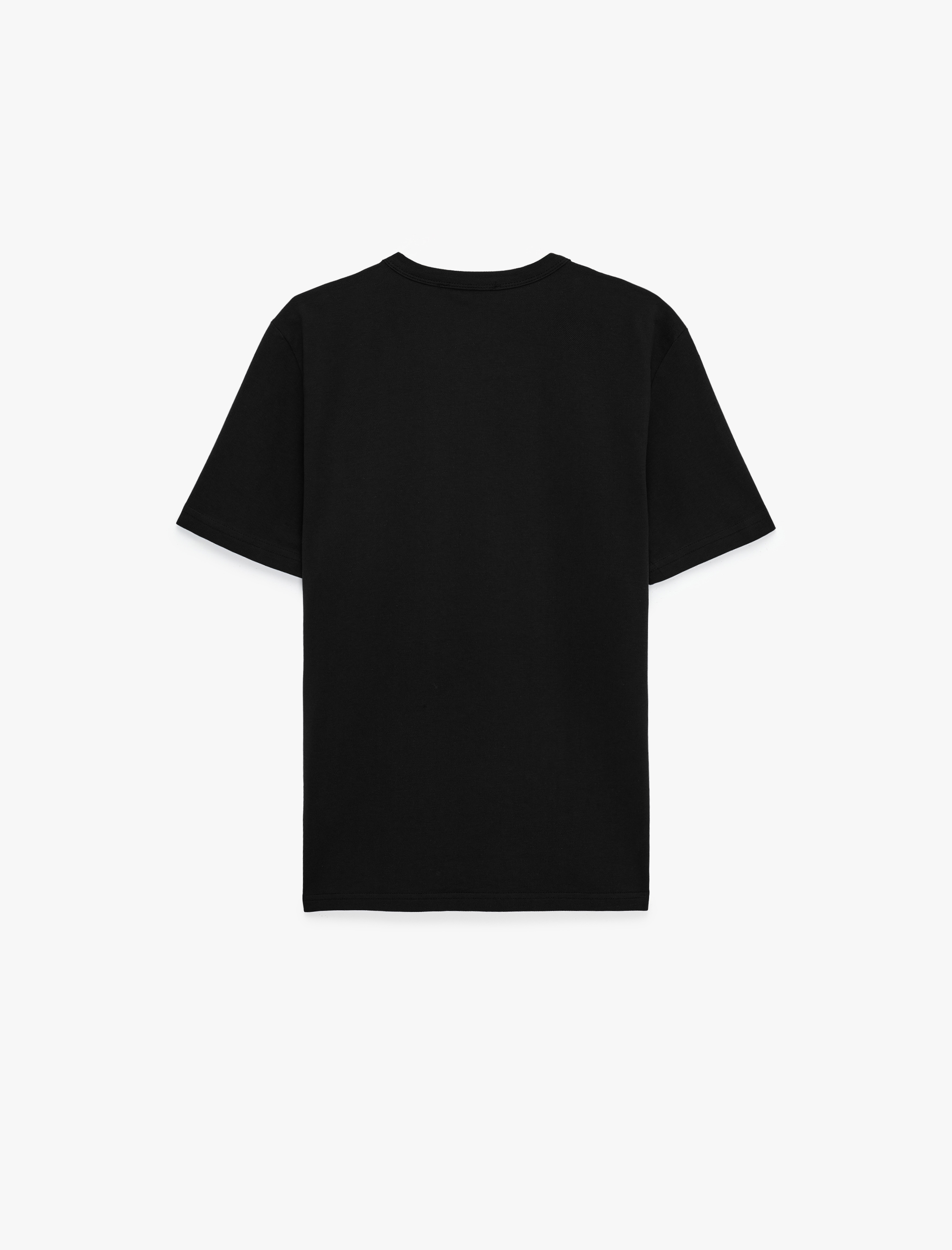   Regular Fit Kısa Kollu Pamuklu Pike Kumaş Düğmeli Hakim Yaka Tişört