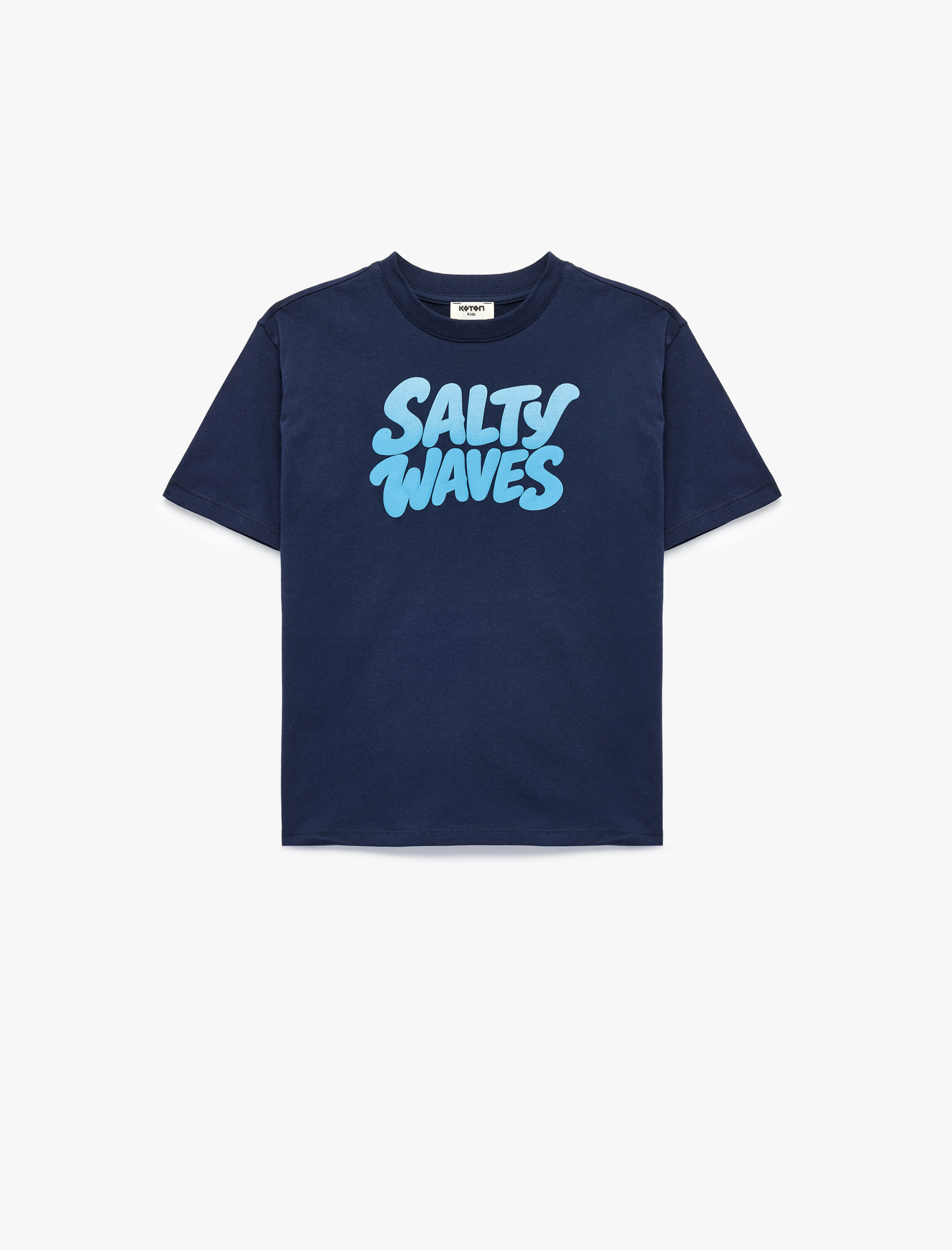  Erkek Çocuk Pamuklu Bisiklet Yaka Kısa Kollu Baskılı Tişört