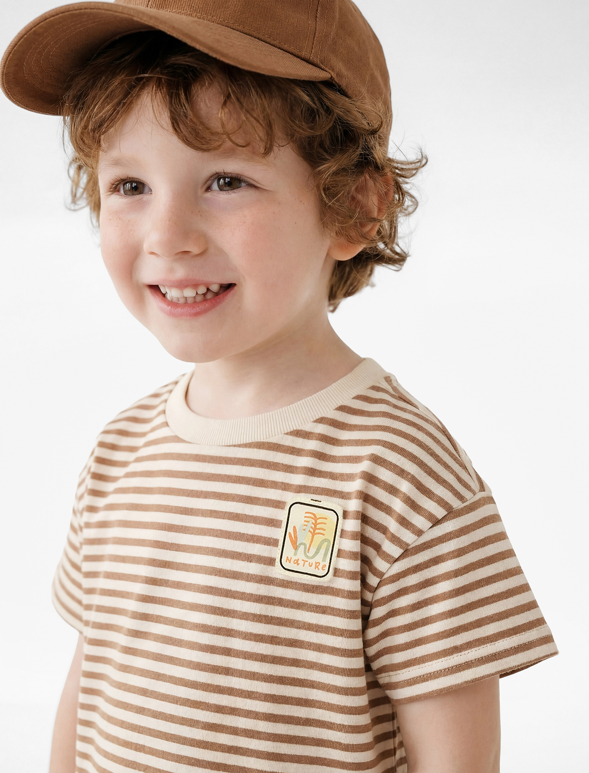  Erkek Bebek Pamuklu Kısa Kollu Bisiklet Yaka Tişört