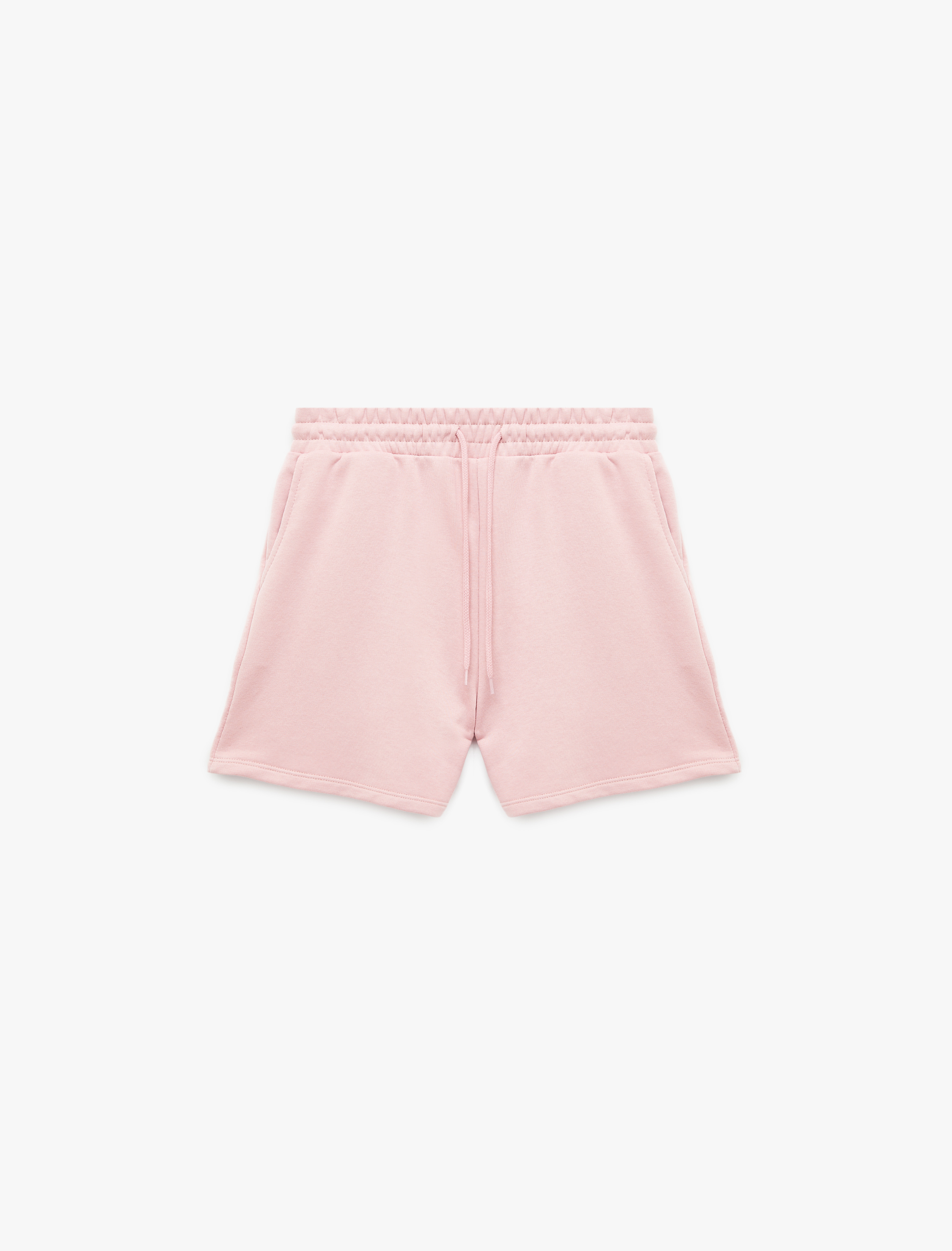   Cepli Beli Bağcıklı Pamuklu Slim Fit Mini Şort