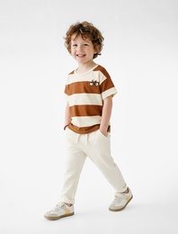 Beli Bağcıklı Cep Detaylı Basic Eşofman Altı