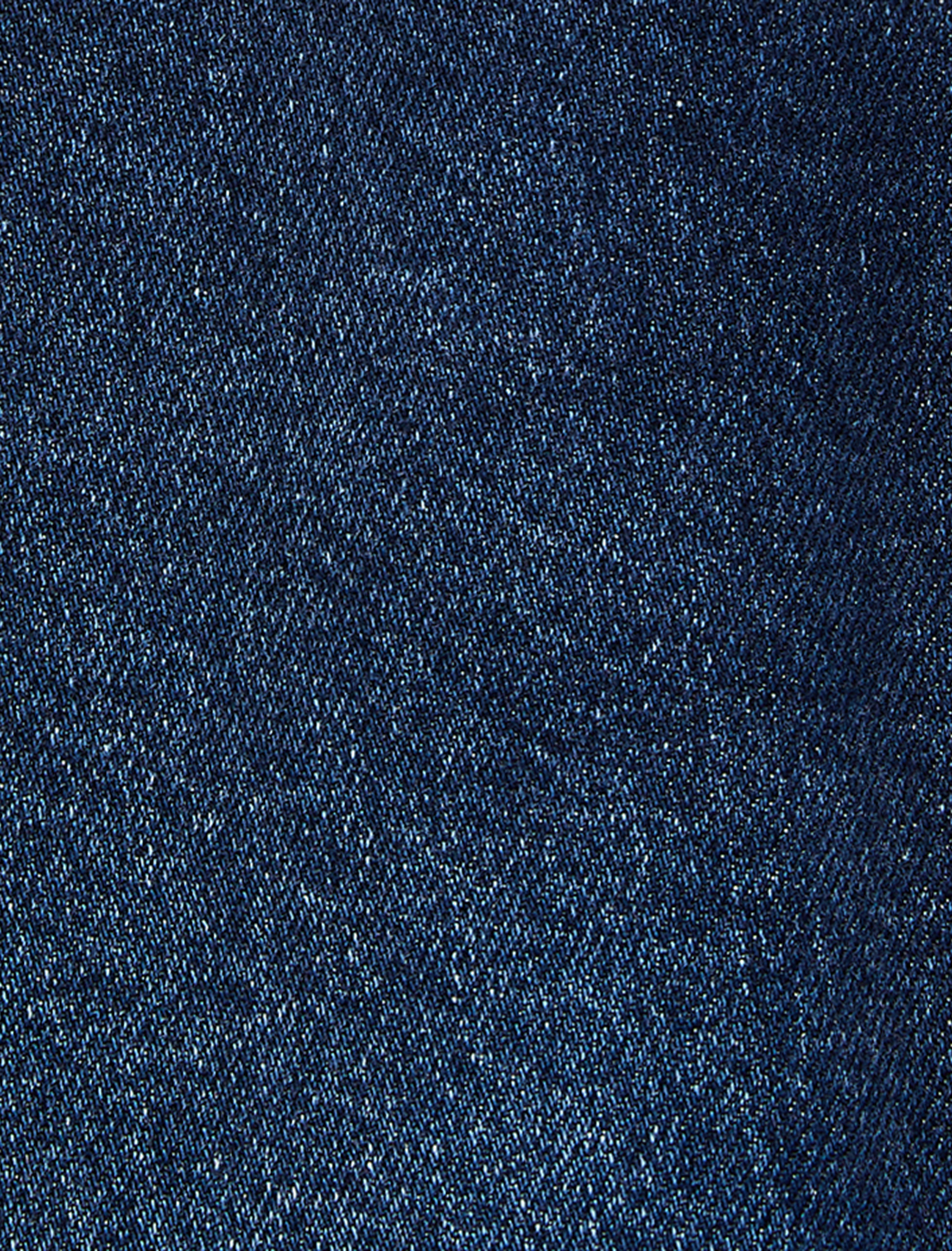   Yüksek Bel Pamuklu Kemerli Kısa Geniş Paça Denim Pantolon - Wide Leg Jean
