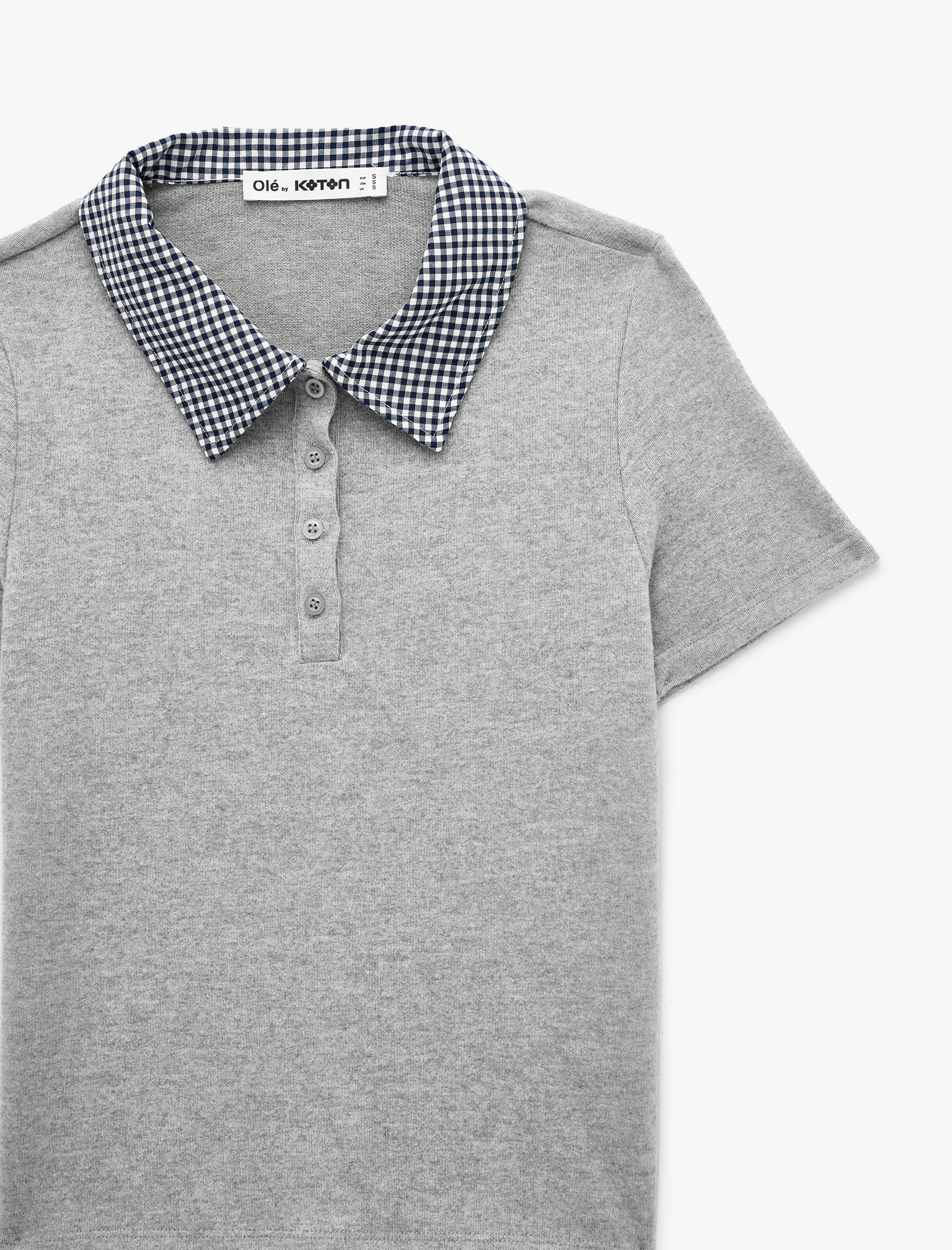   Viskon Karışımlı Slim Fit Kısa Kollu Polo Yaka Tişört