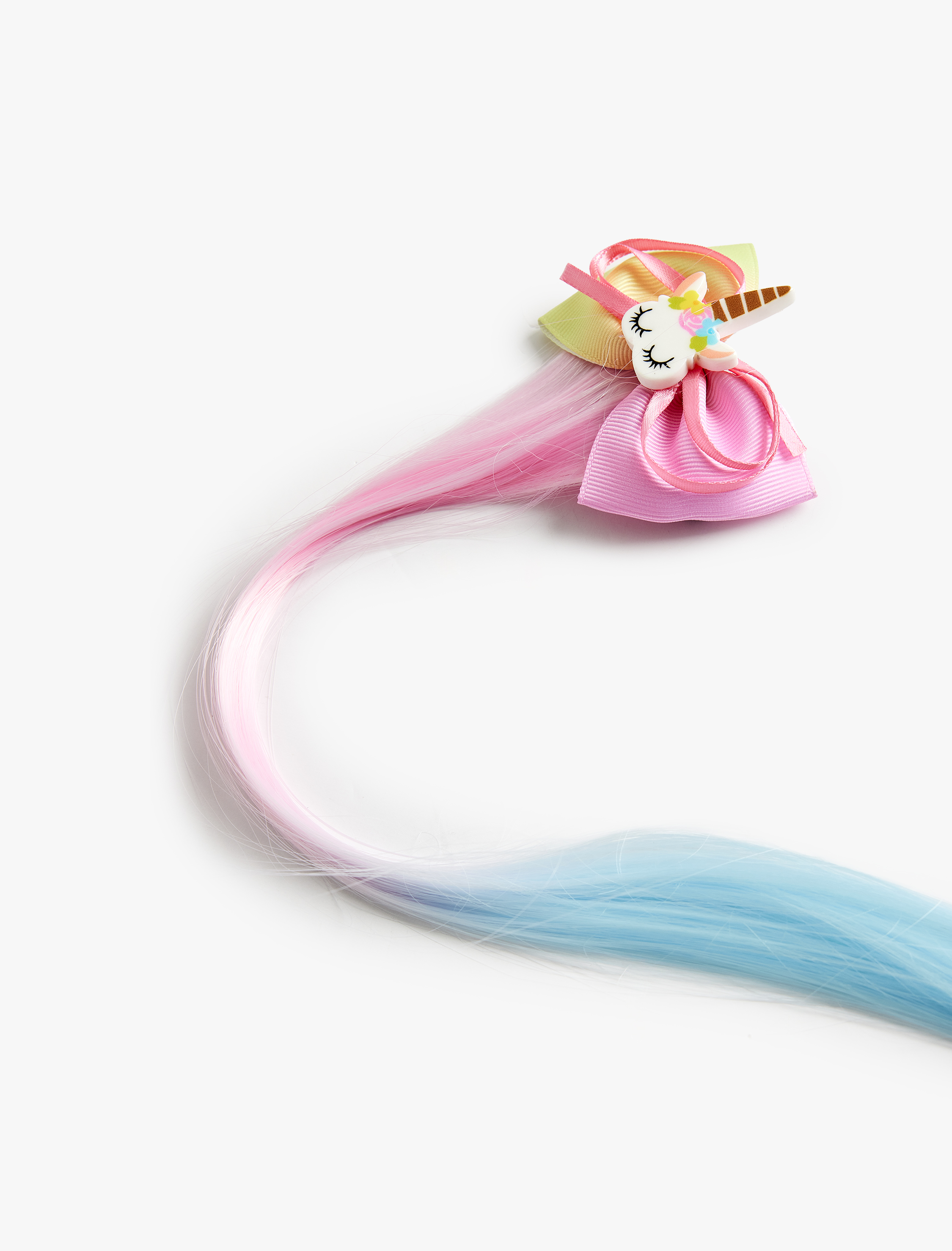  Kız Çocuk Unicorn Detaylı Saç Tokası