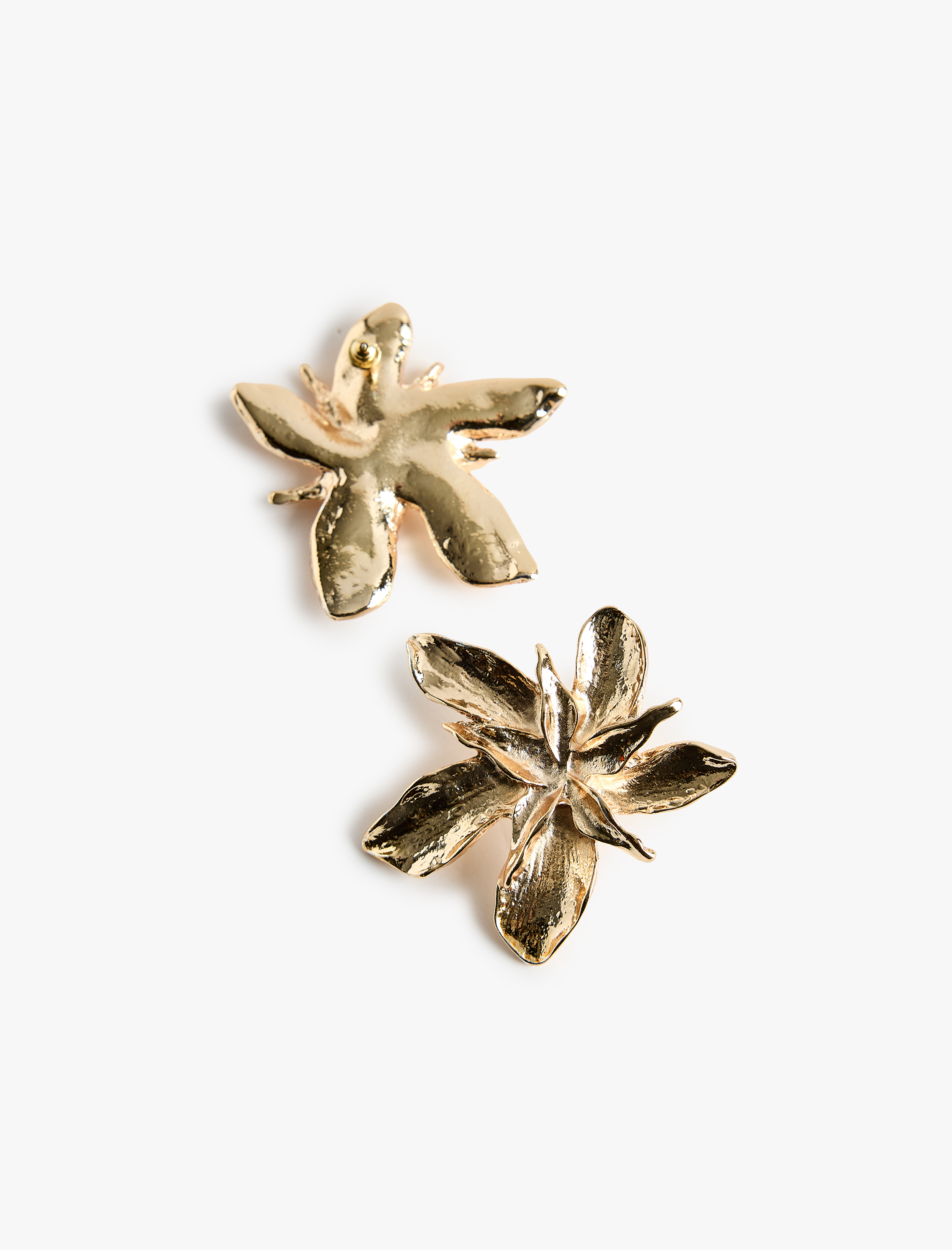  Kadın Büyük Boy Çiçek Küpe