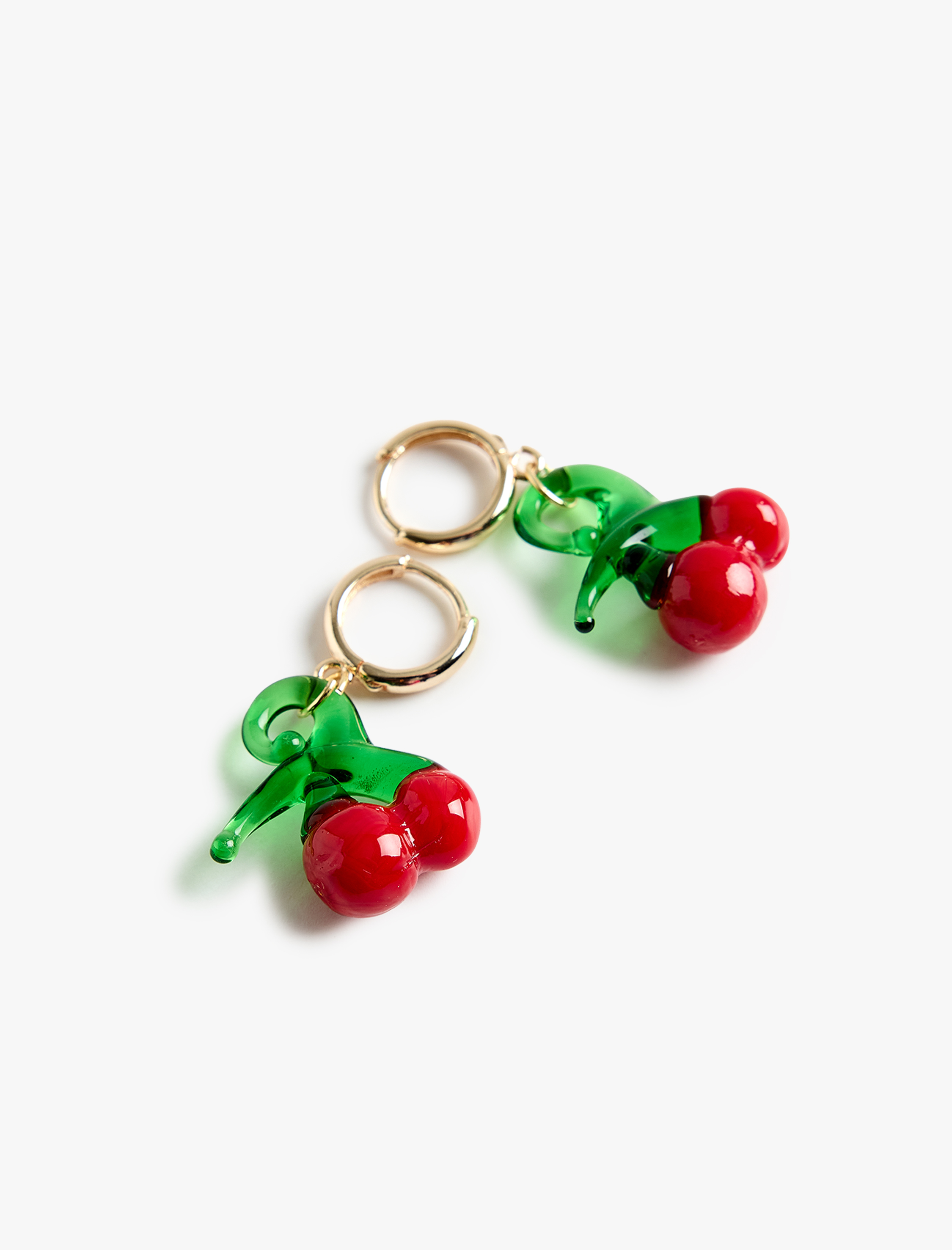  Kadın Kiraz Charm Halka Küpe